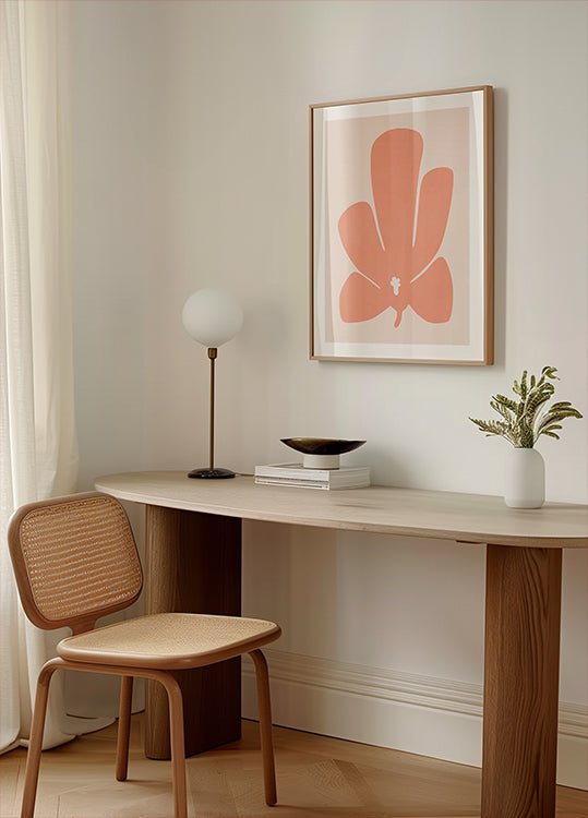 Coral Tulip Flower (NEW) - Posterbox