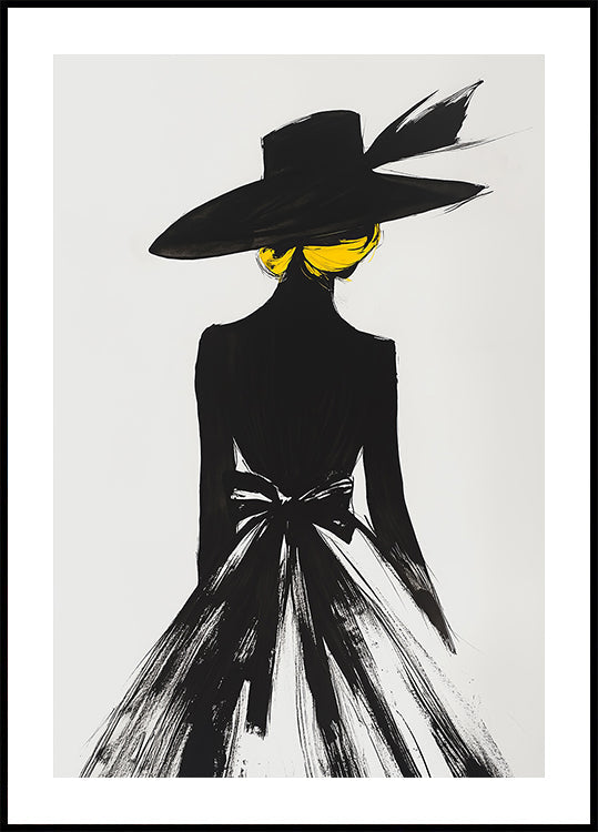 The Lady In the Black Hat (NEW) - Posterbox