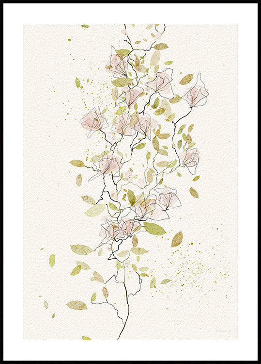 Delicate Vine Dance (NEW) - Posterbox