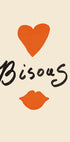 Heartfelt Bisous Plakat - Posterbox
