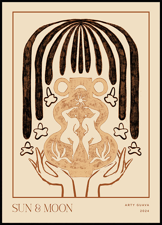 Vessel Collection : Sun & Moon Plakat - Posterbox