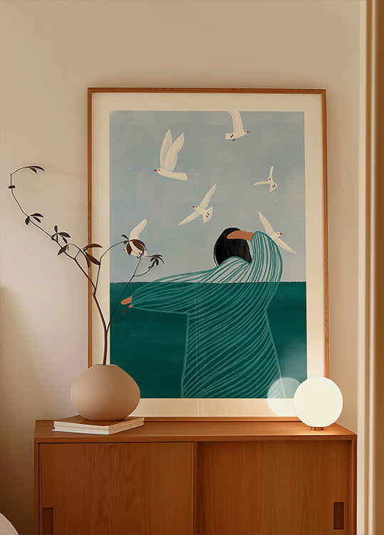 Seaside Serenity Plakat - Posterbox