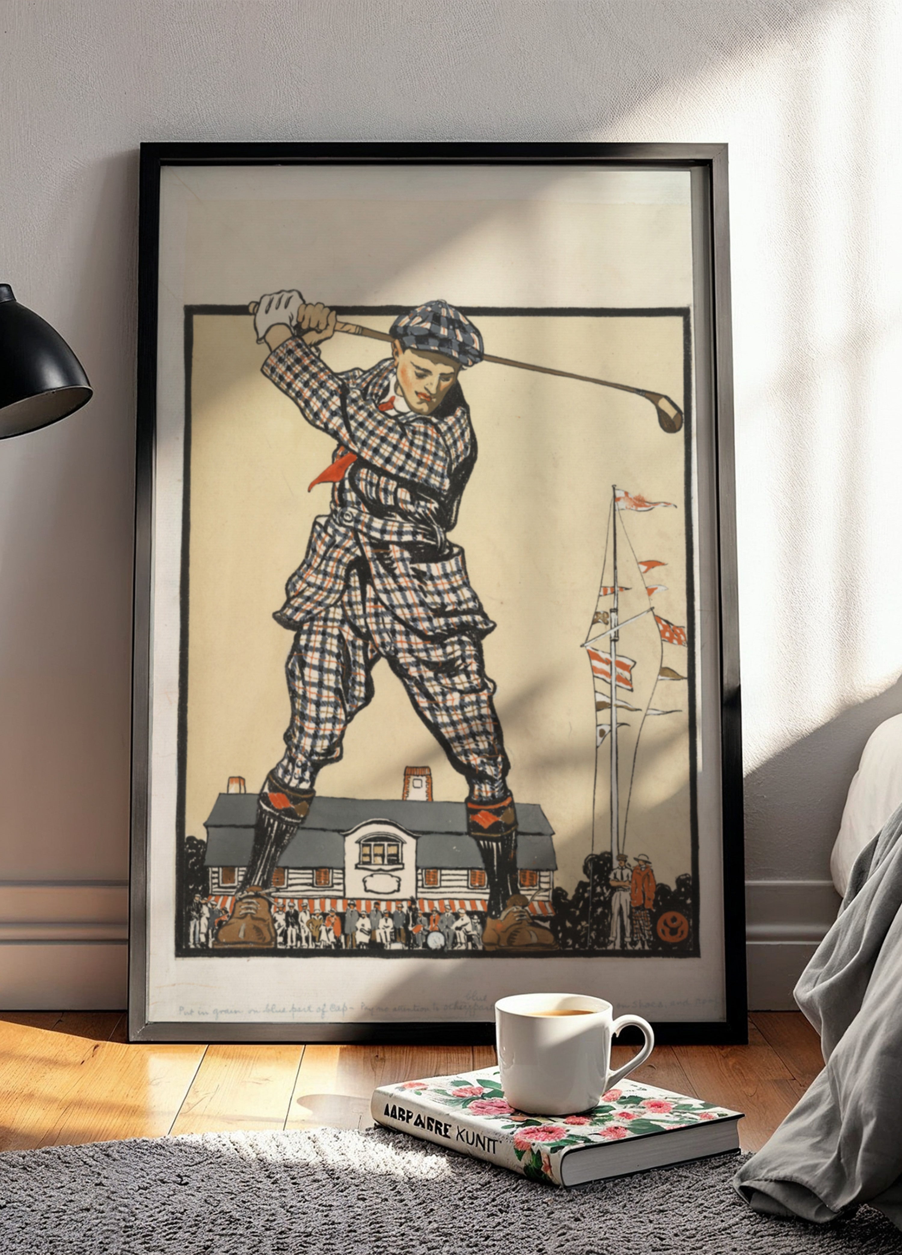 Mazza da golf oscillante dell'uomo (1915)