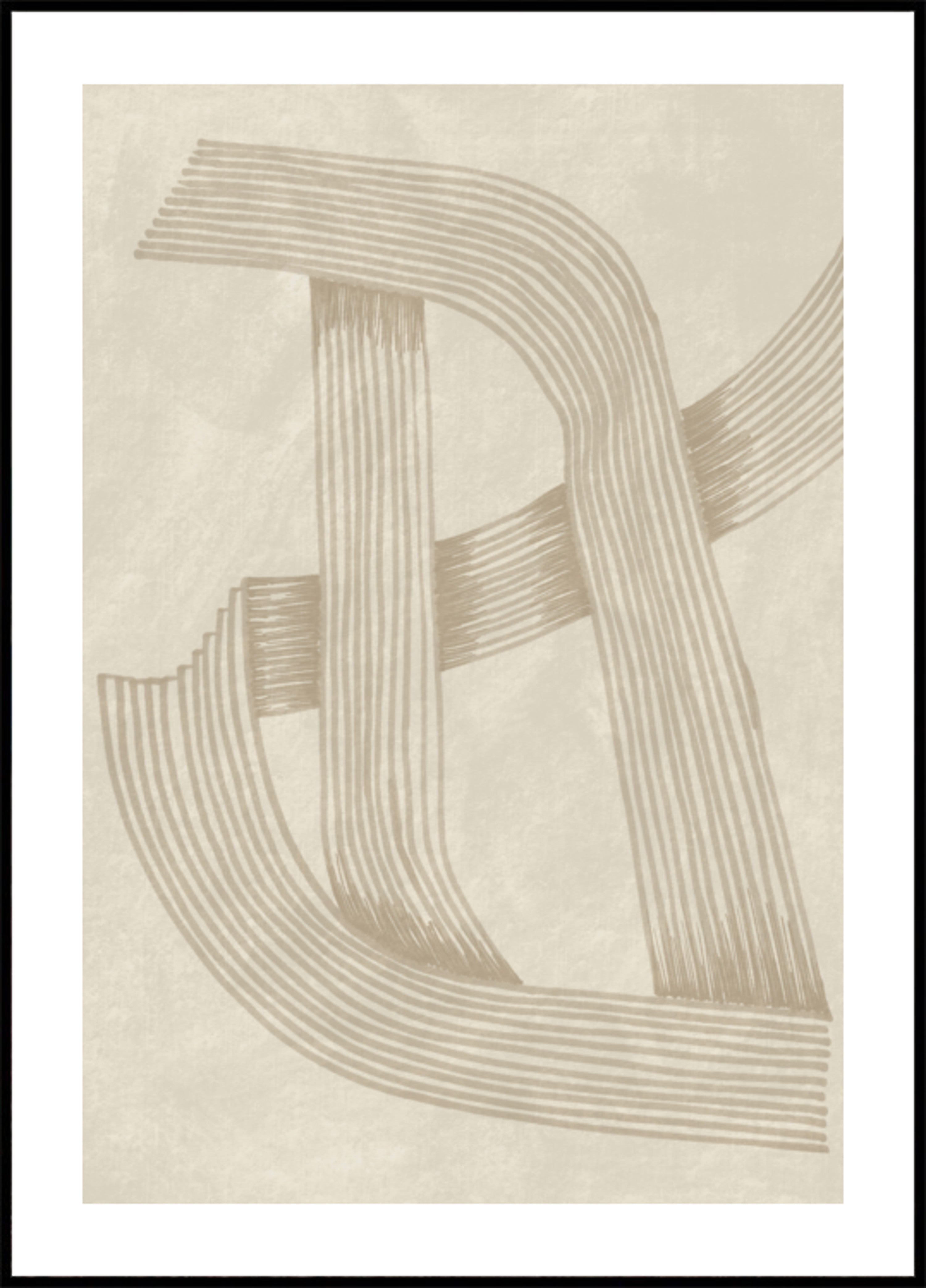 Linee beige intrecciate