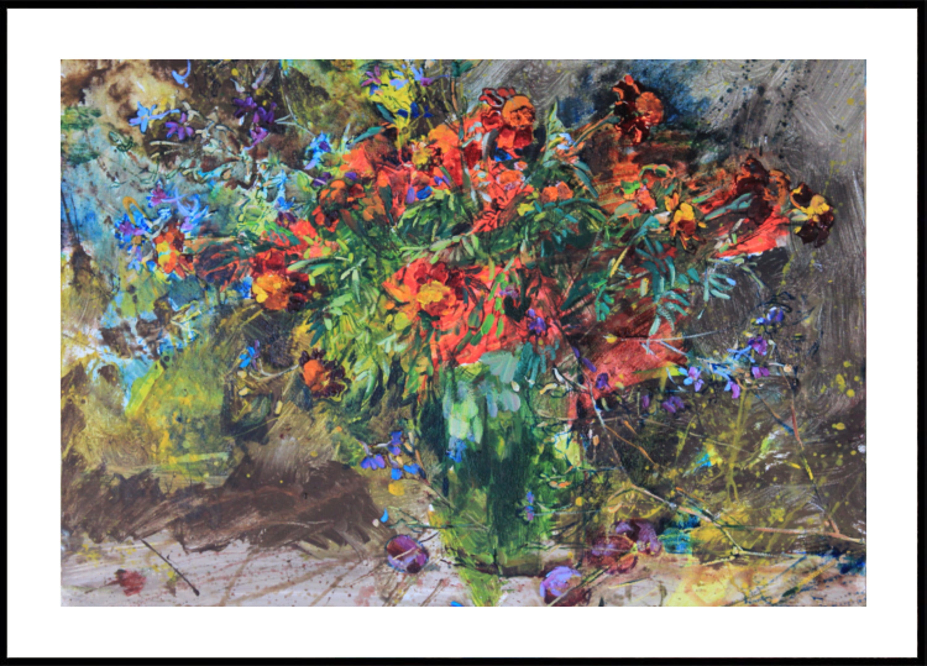Bouquet floreale vibrante