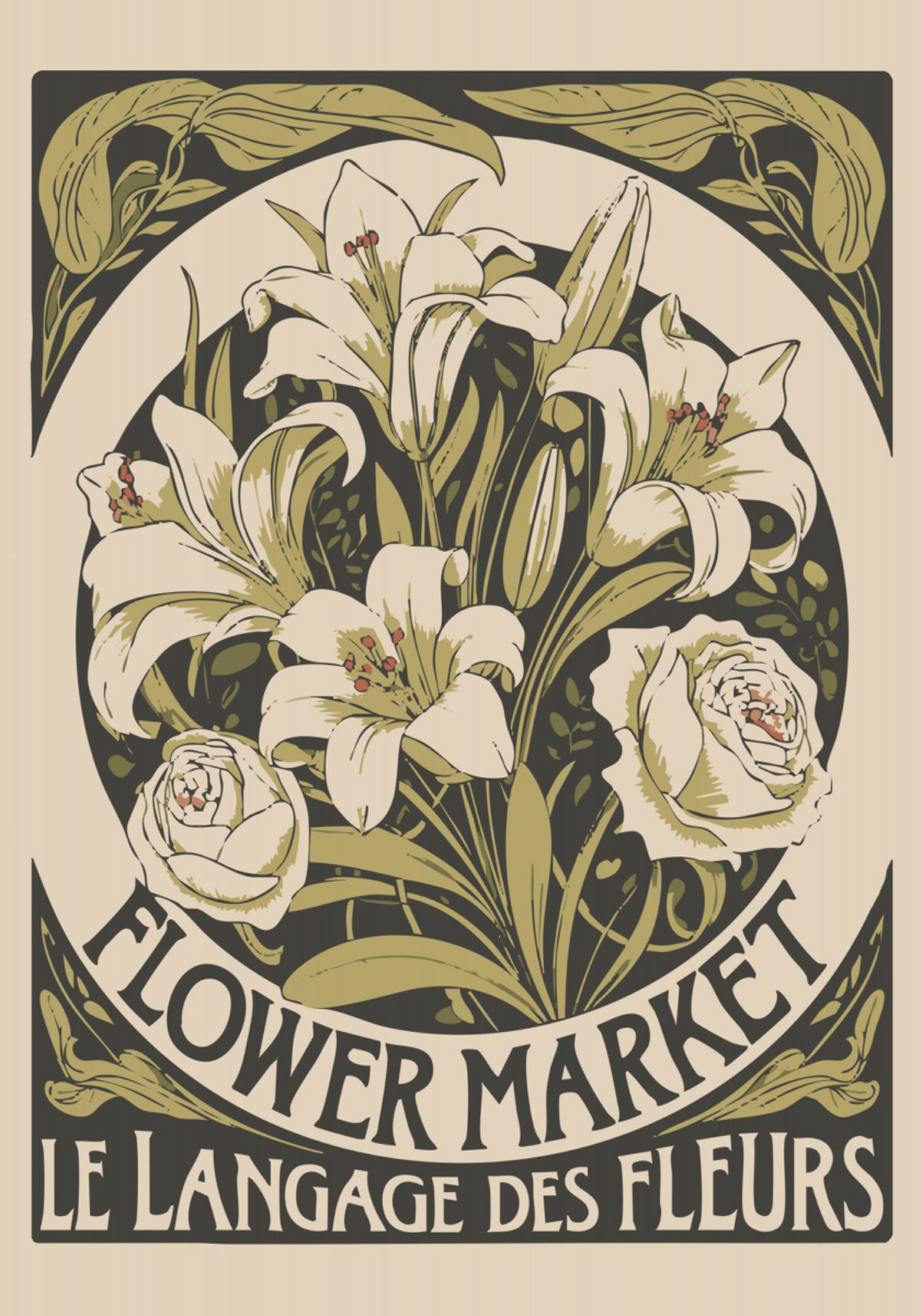 Mercato dei fiori d'epoca