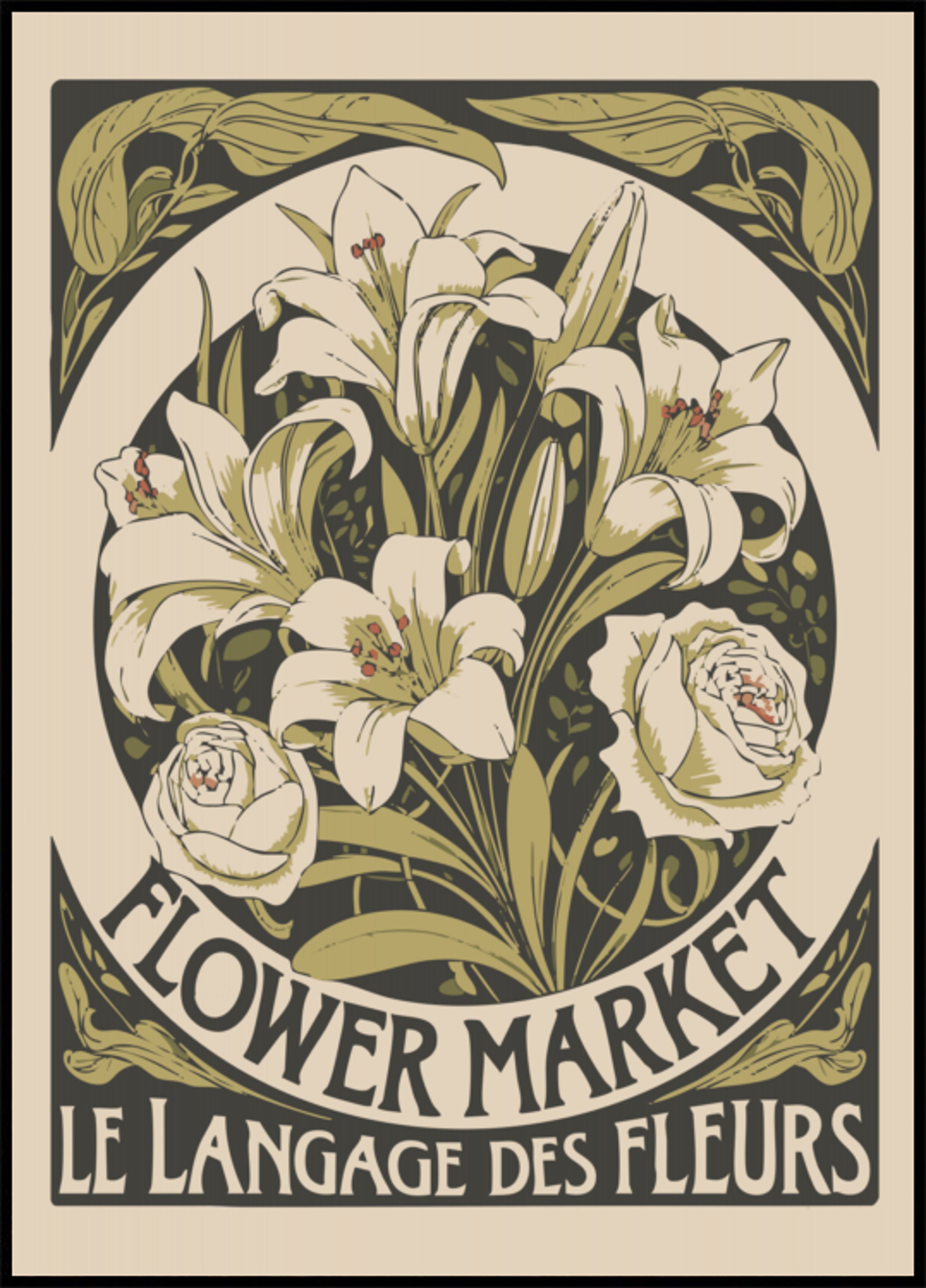 Mercato dei fiori d'epoca