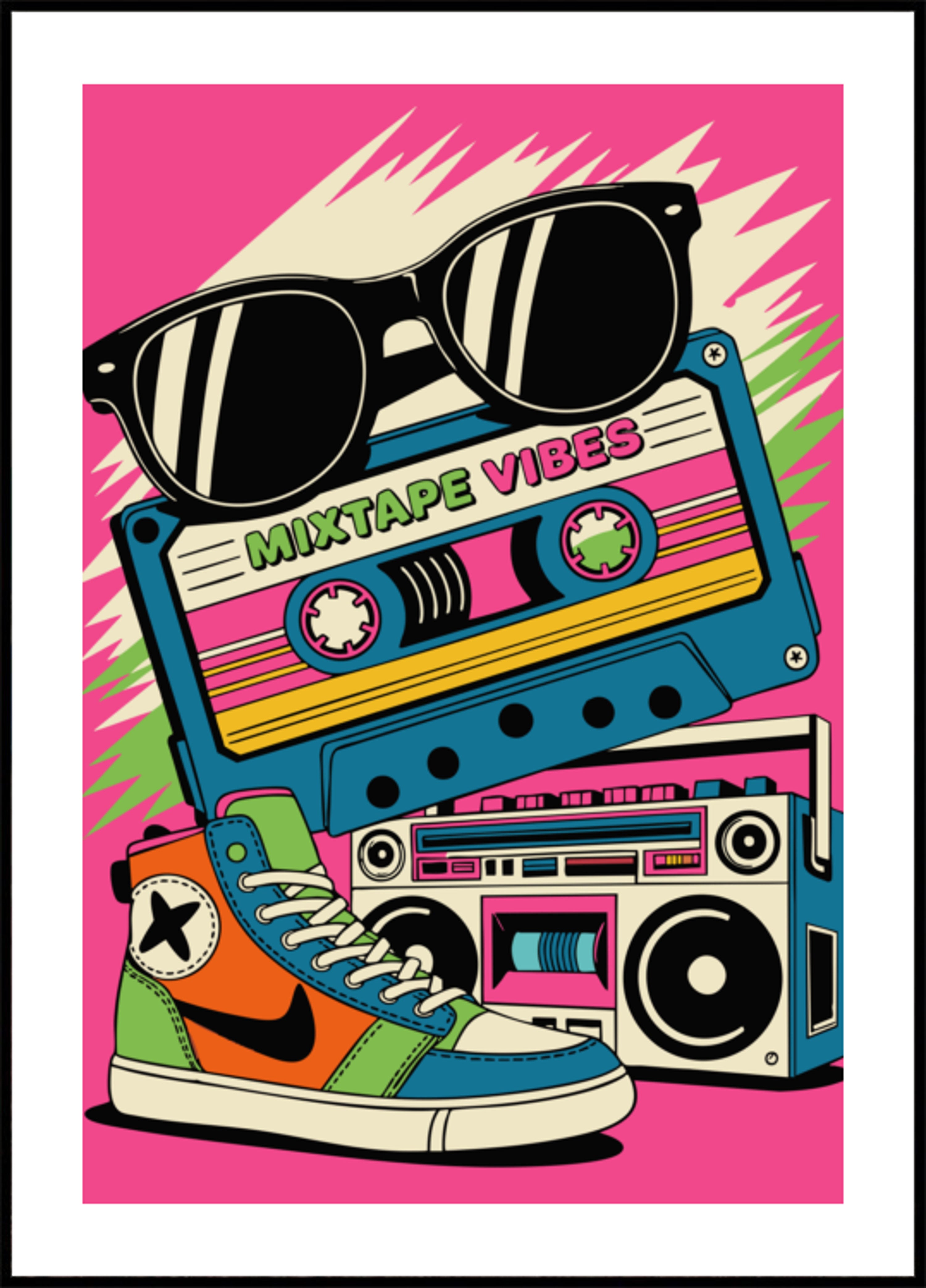 Vibrazioni di mixtape retrò