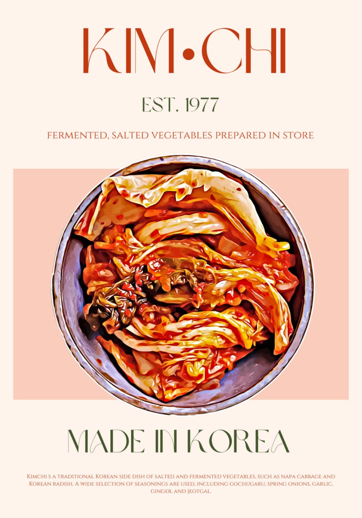 Autentico Kimchi coreano