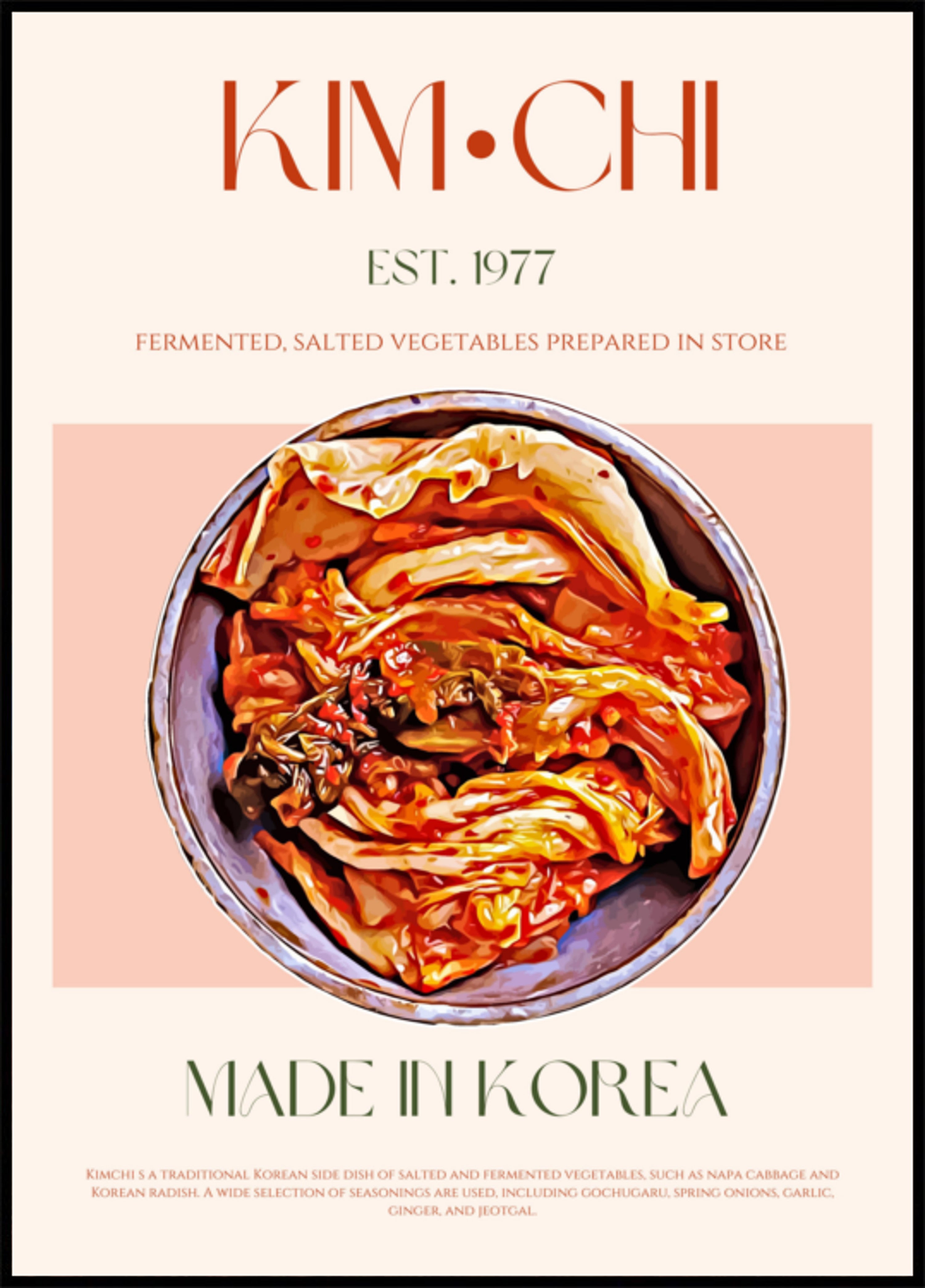 Autentico Kimchi coreano