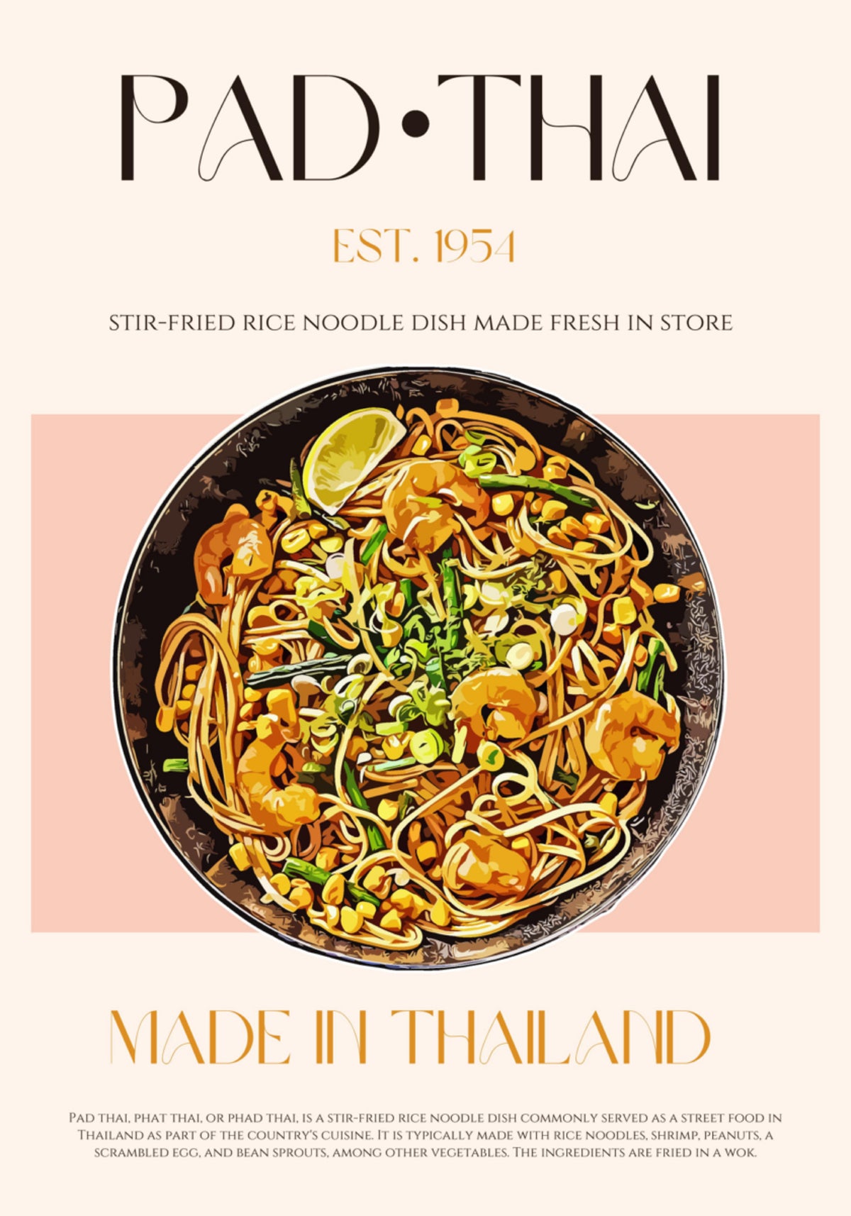 Tagliatelle Pad Thai classiche