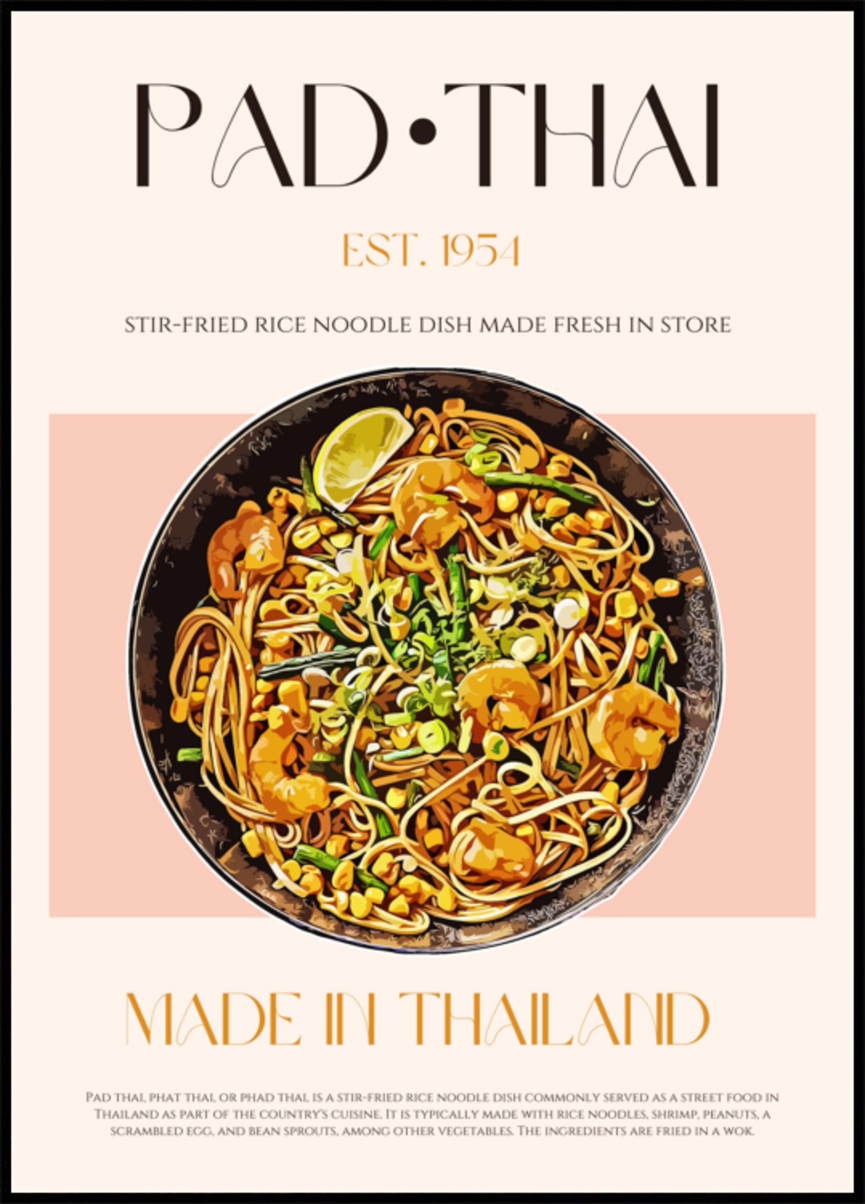 Tagliatelle Pad Thai classiche