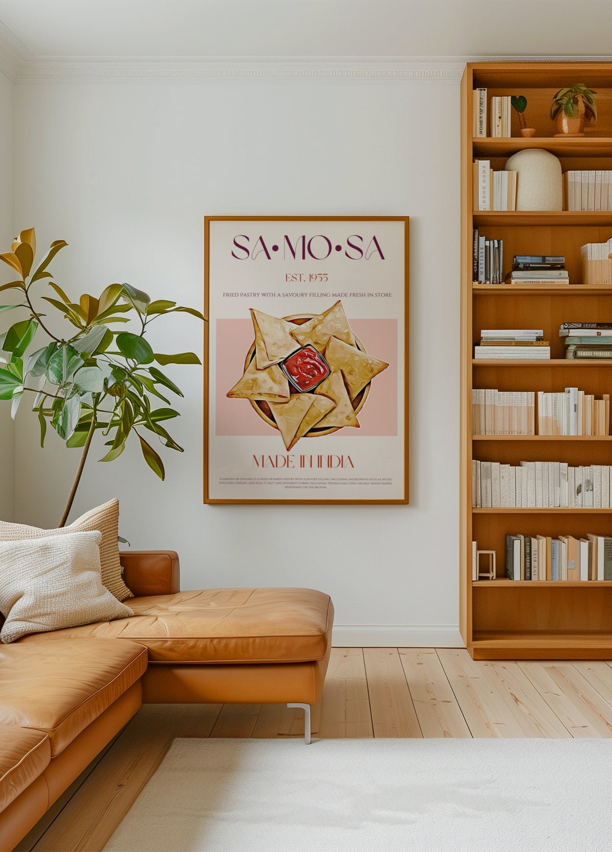 Samosa dorati con salsa