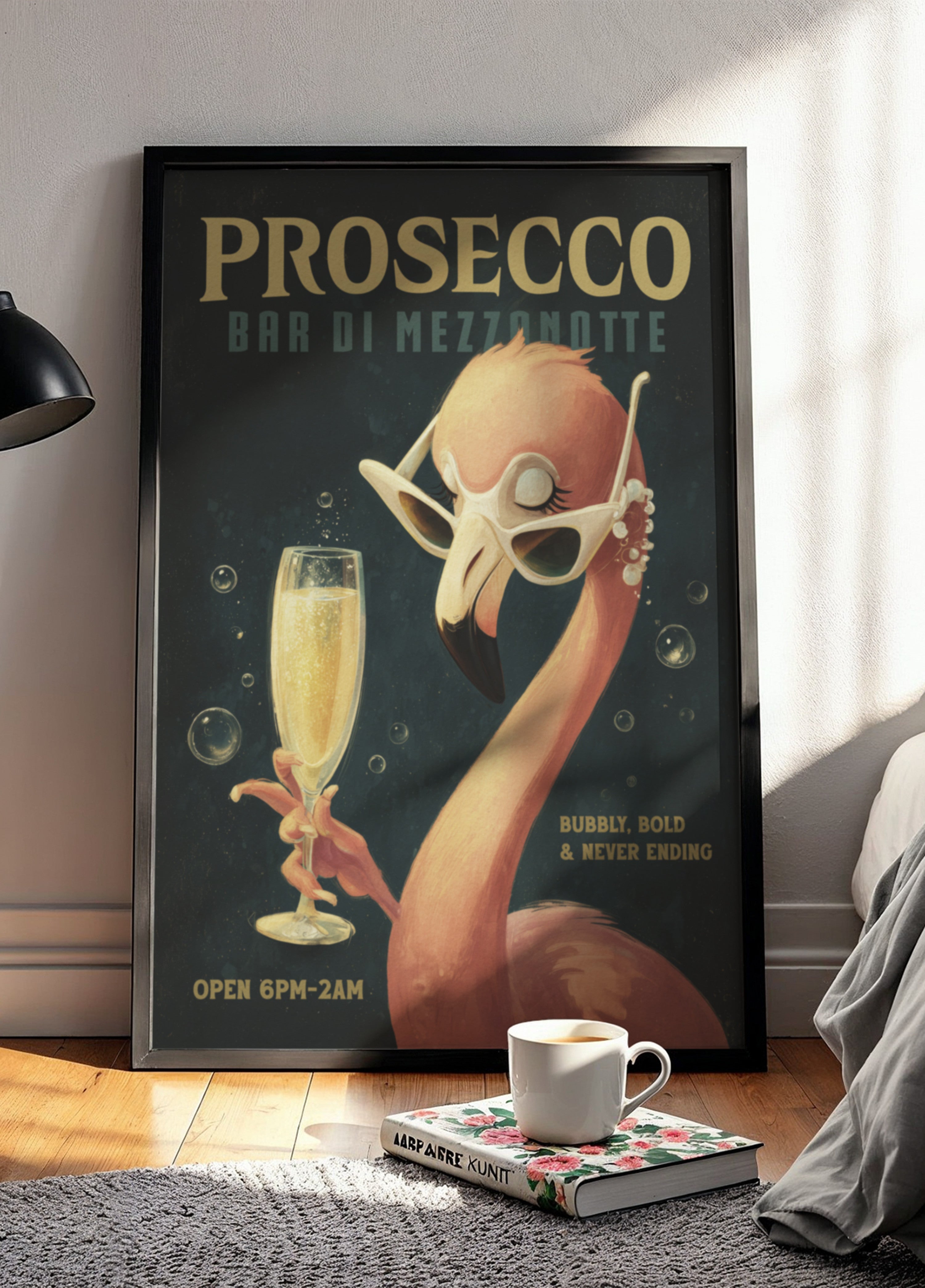 Fantastica barretta di prosecco Flamingo