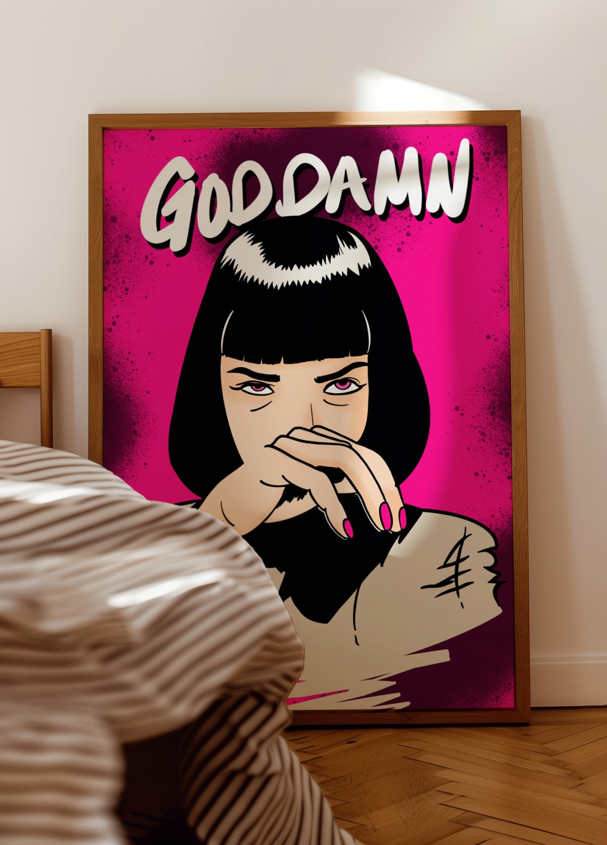 Donna impertinente della Pop Art