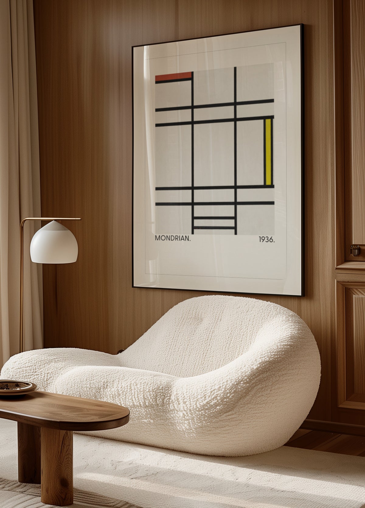 Composizione in bianco, rosso e giallo 1936