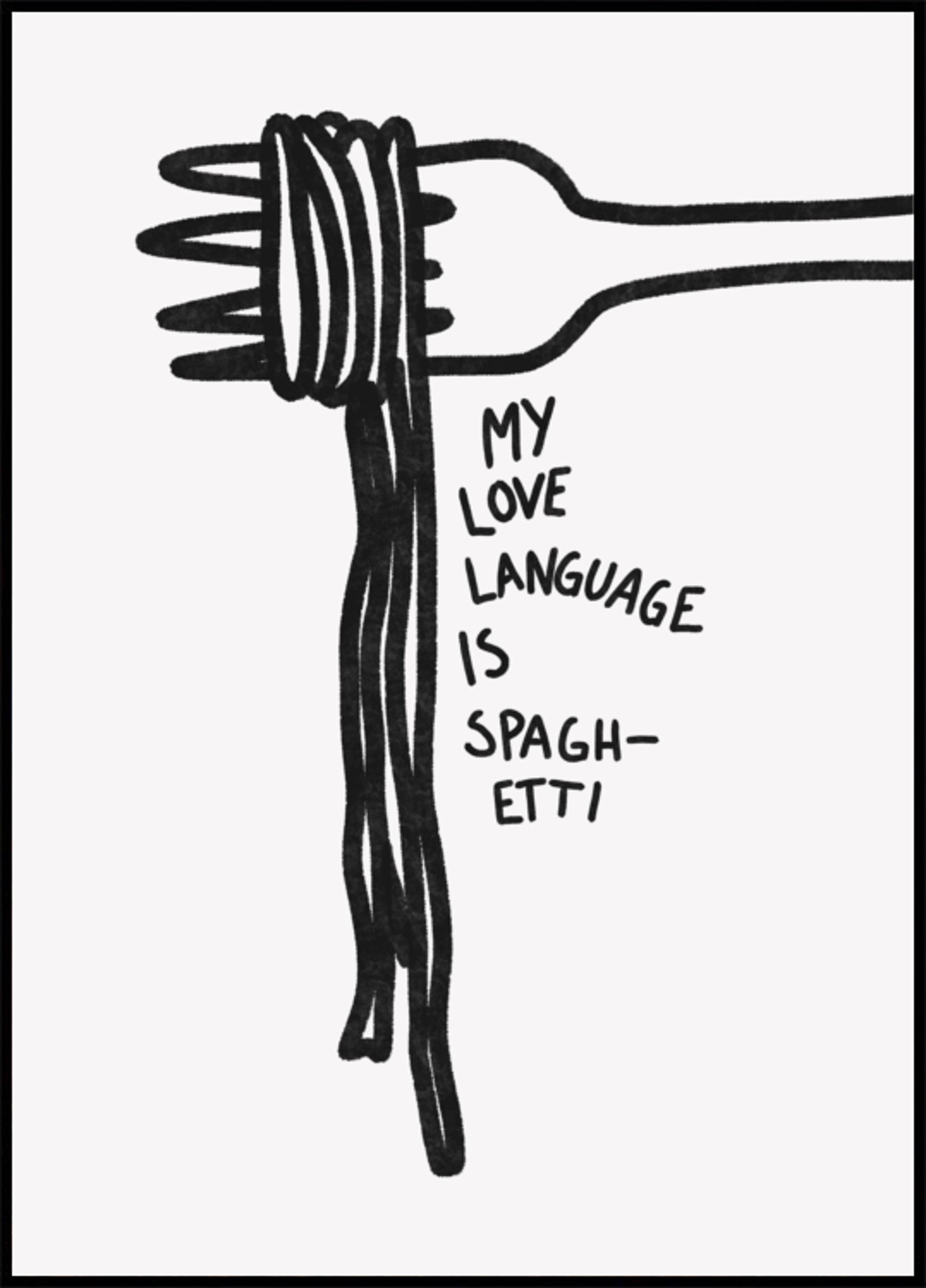 Linguaggio d'amore degli spaghetti