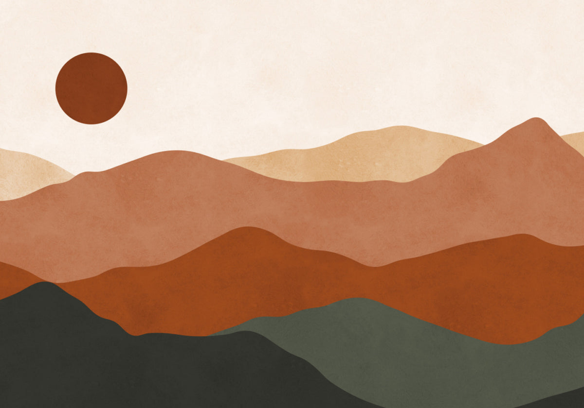 Sole del deserto a strati