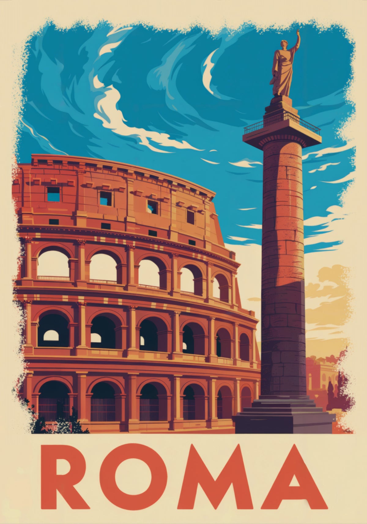 Colonna del Colosseo di Roma