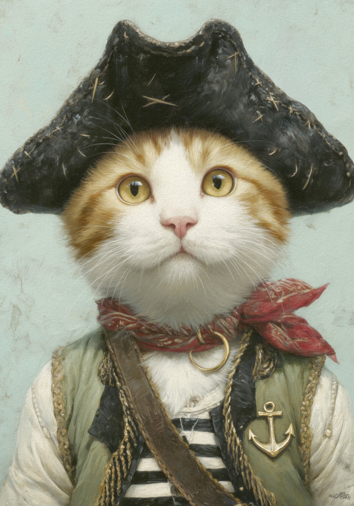 Capitano pirata felino