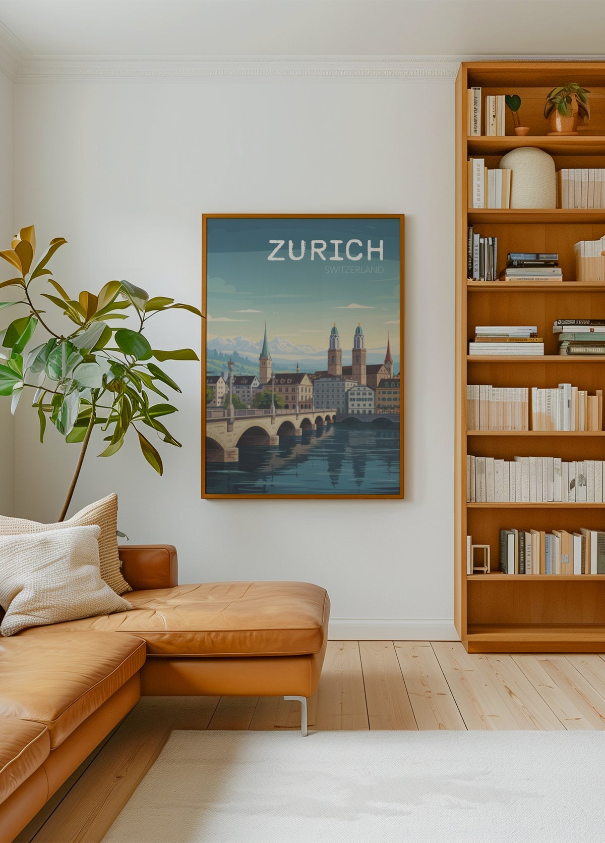 Paesaggio urbano di Zurigo Svizzera