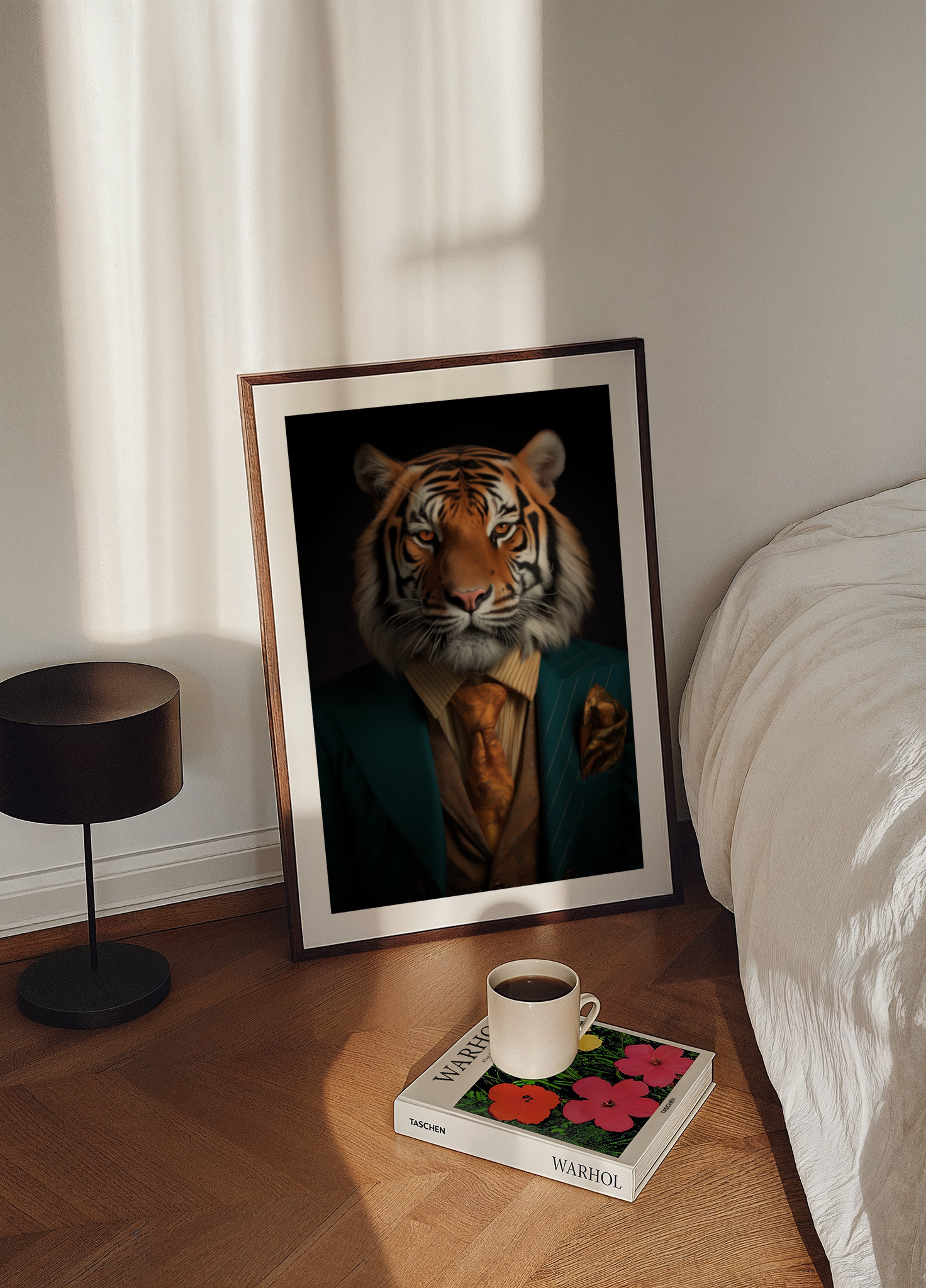 Ritratto di tigre azzimata