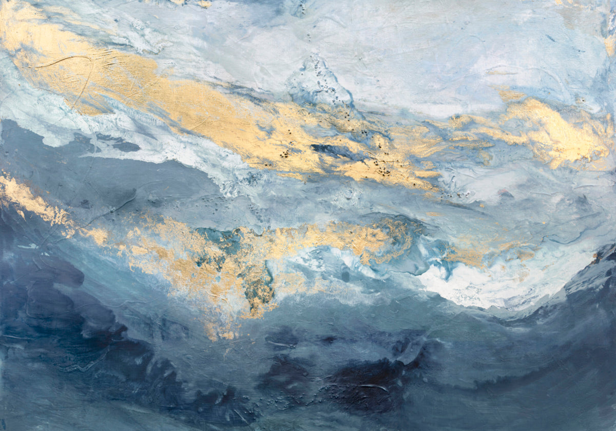 Onde dorate dell'oceano