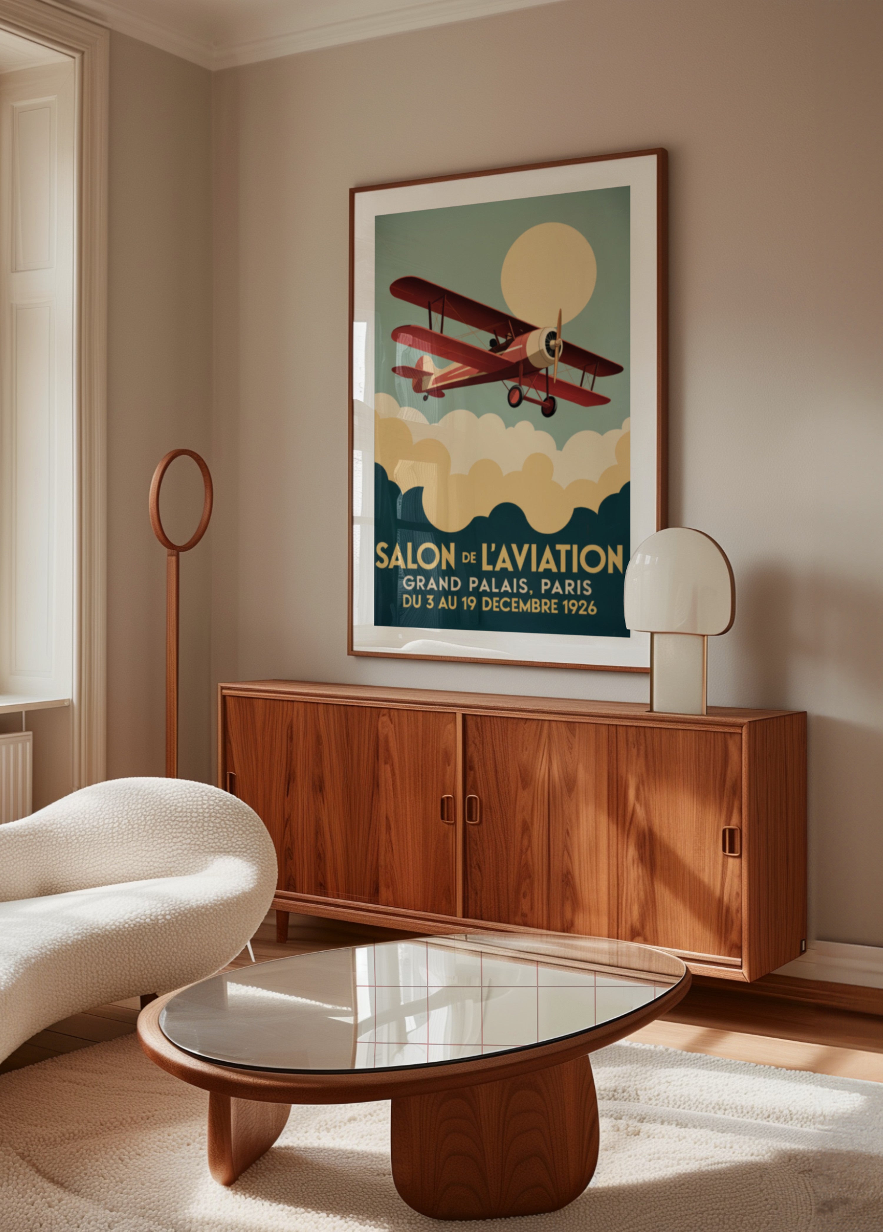 Spettacolo aereo vintage di Parigi