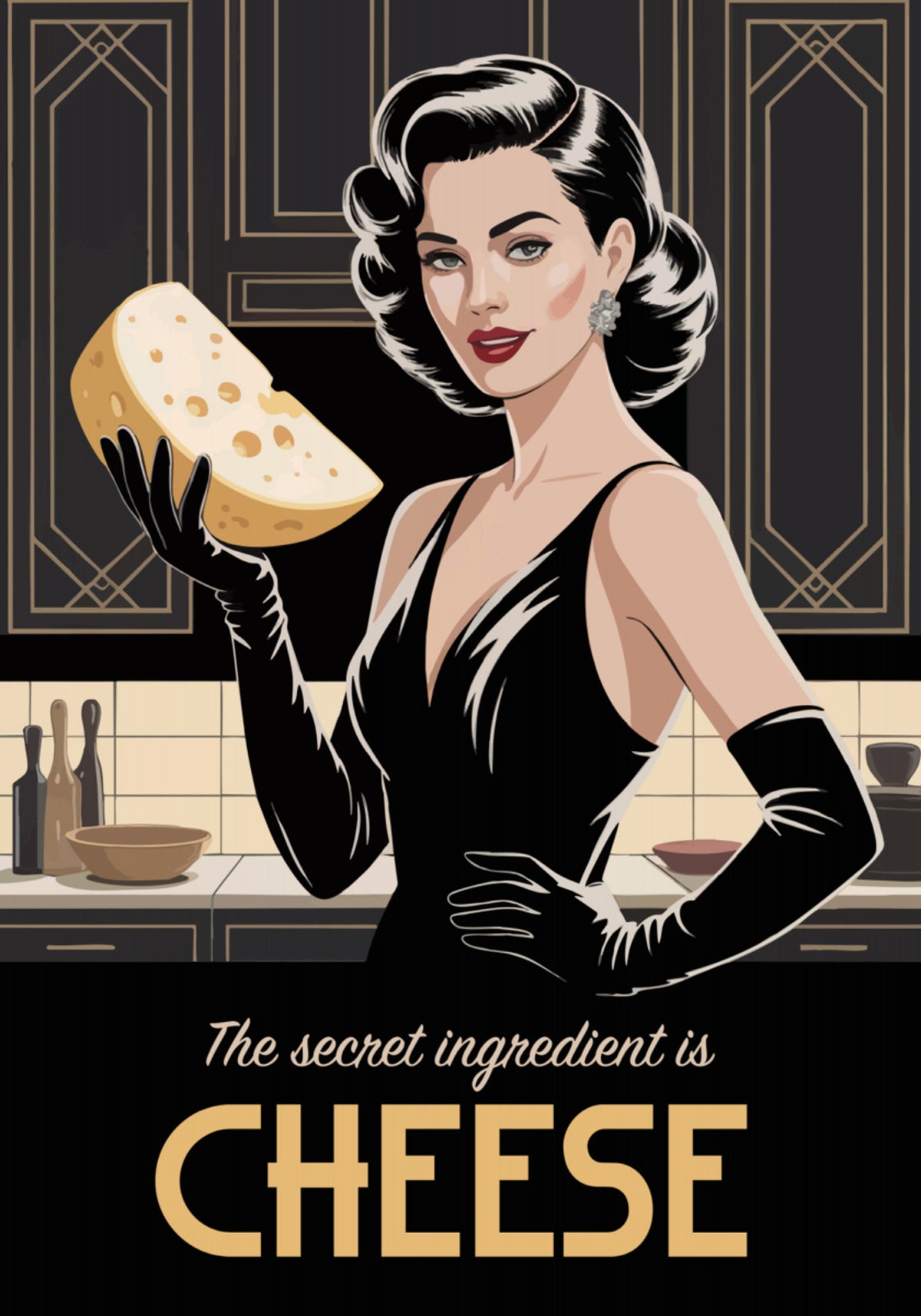 Formaggio dal fascino retrò