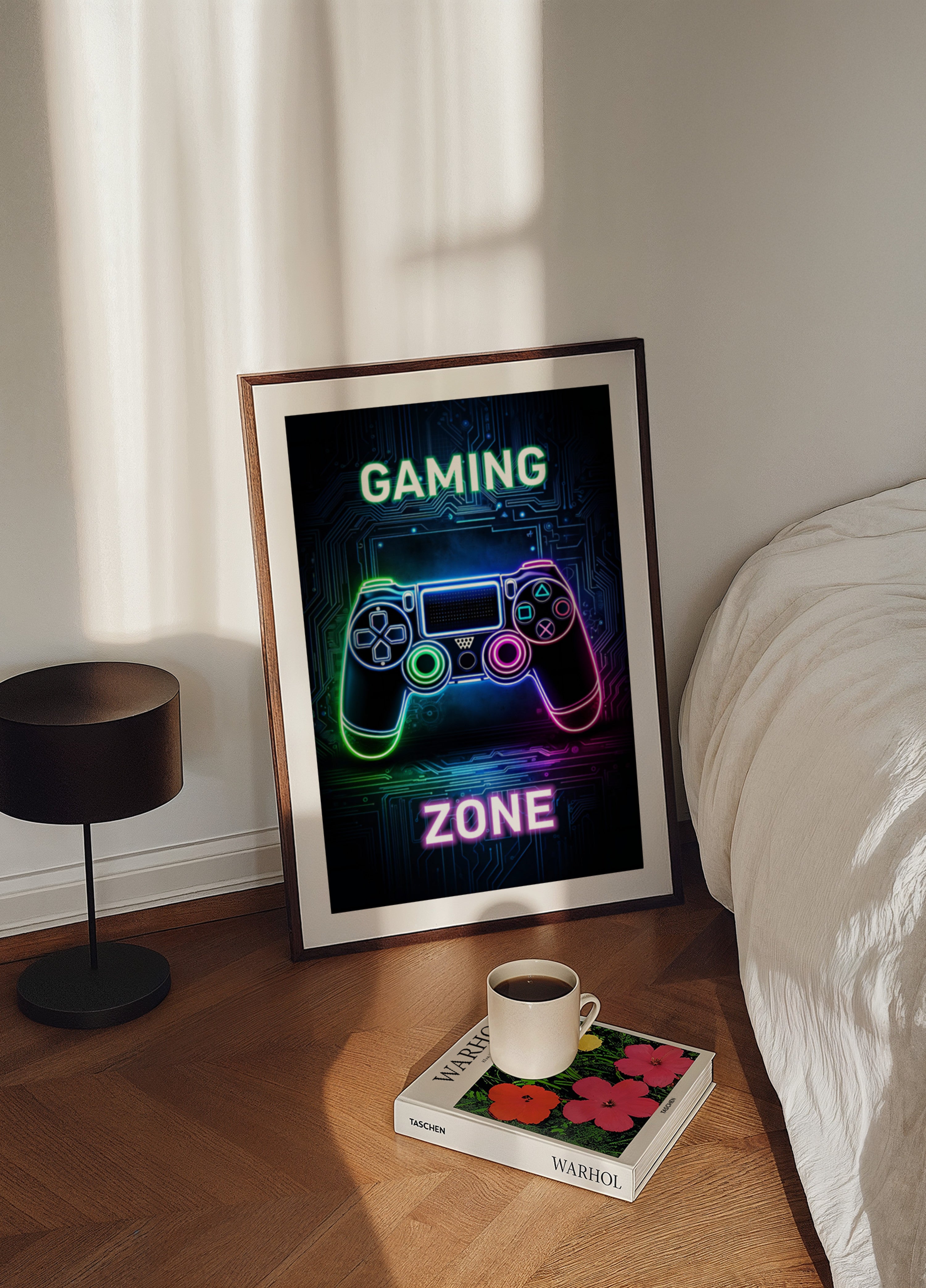 Zona di gioco al neon