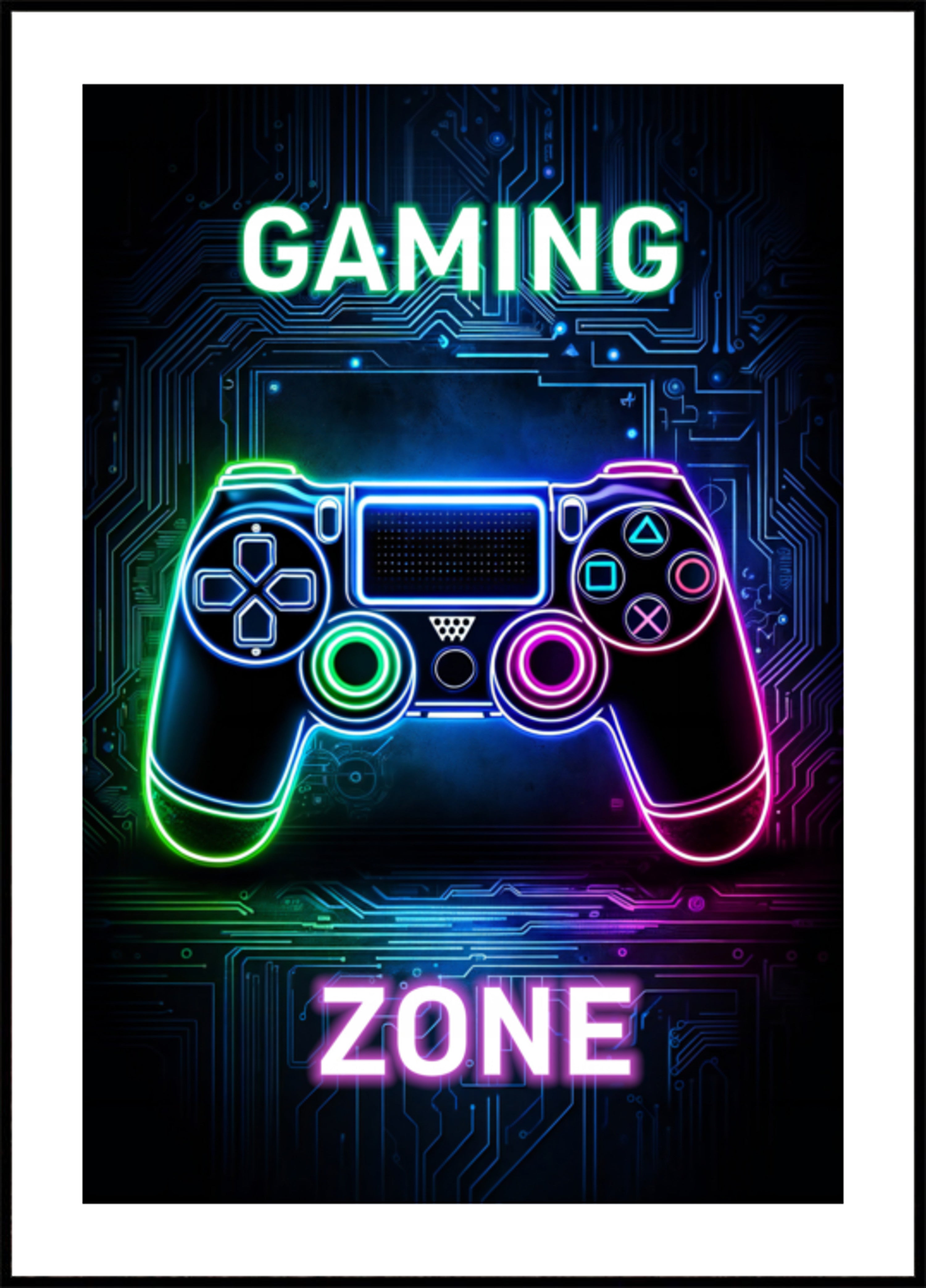 Zona di gioco al neon