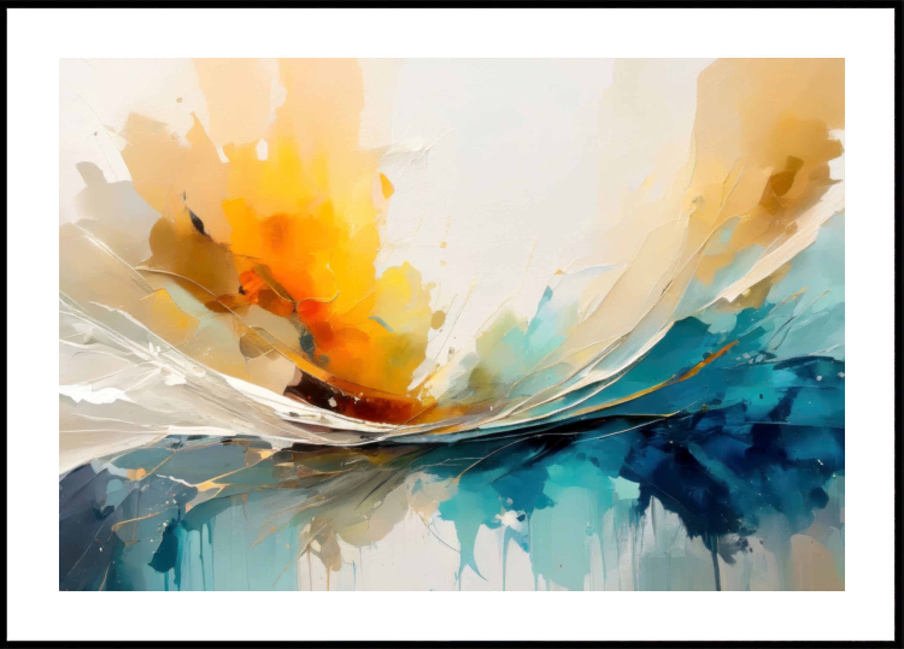 Flusso astratto vibrante