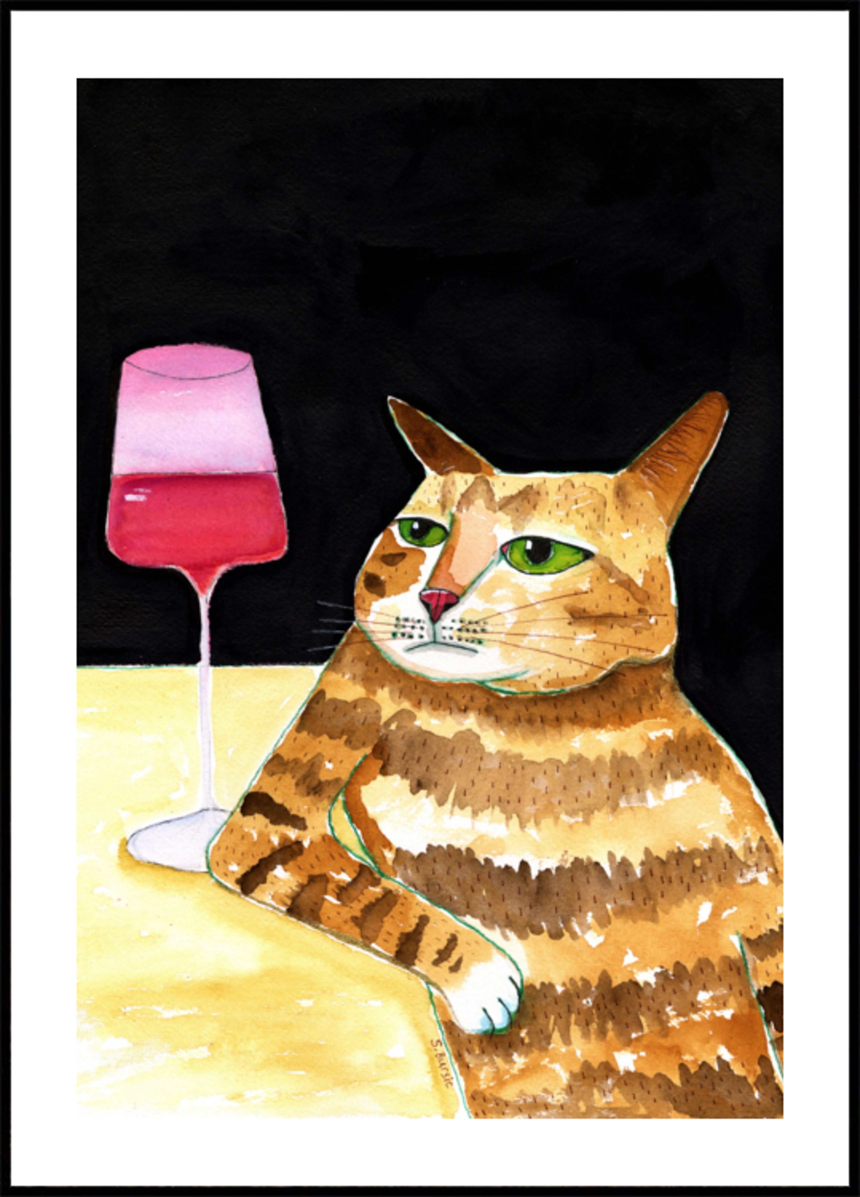 Vino del gatto scontroso
