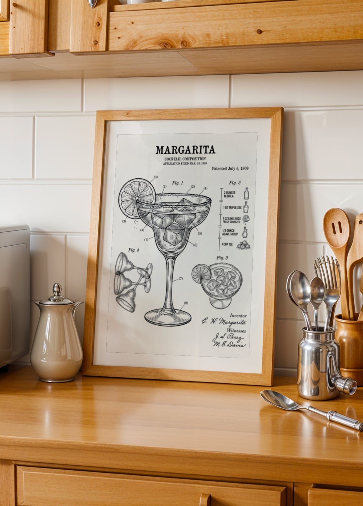 Brevetto del cocktail Margarita