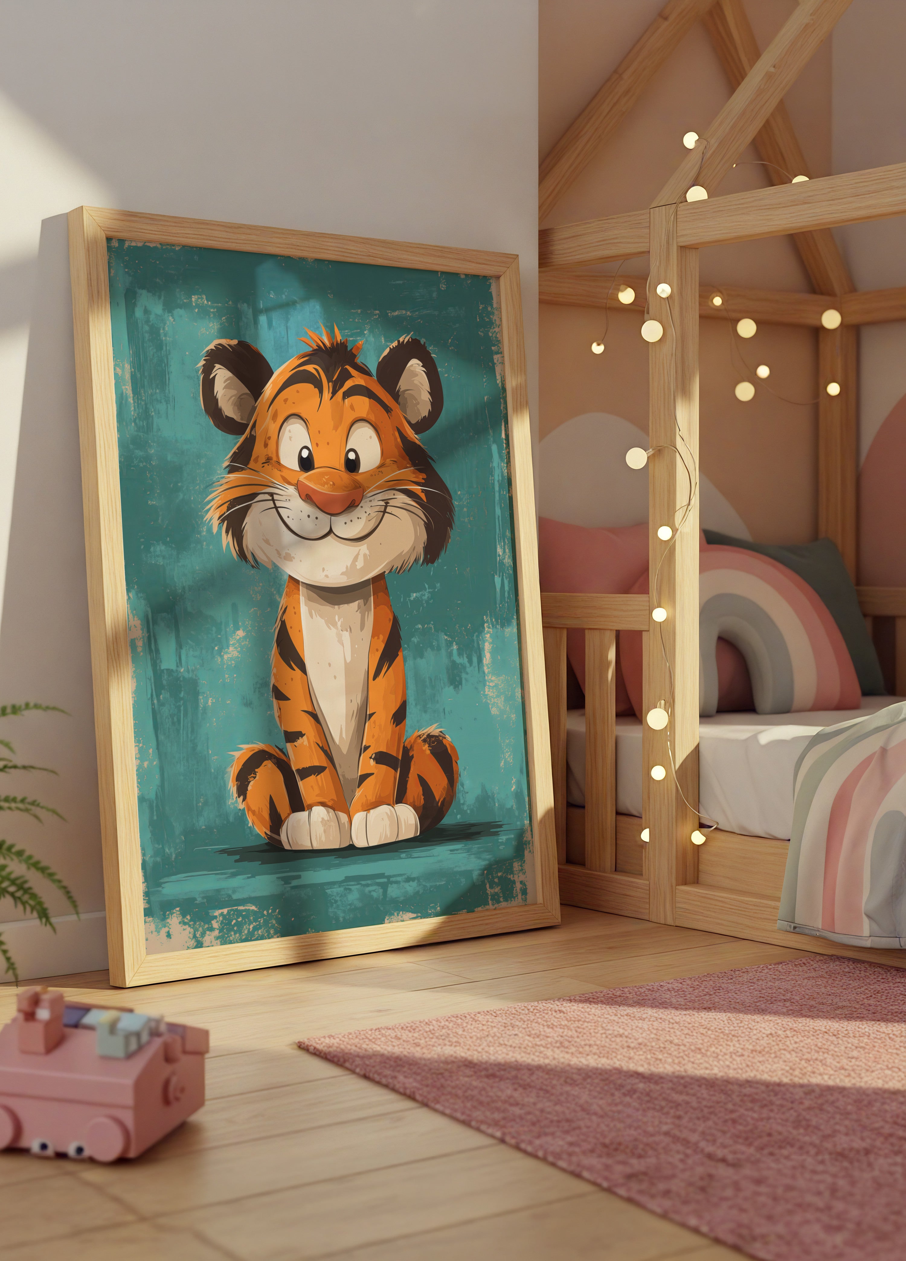 Cucciolo di tigre felice