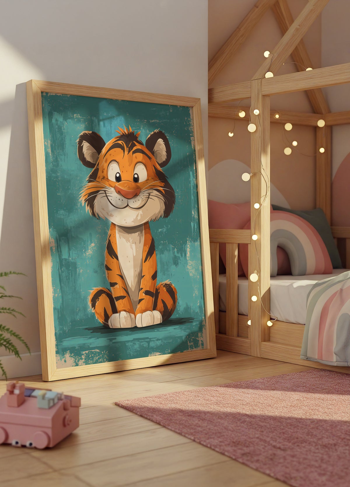 Cucciolo di tigre felice