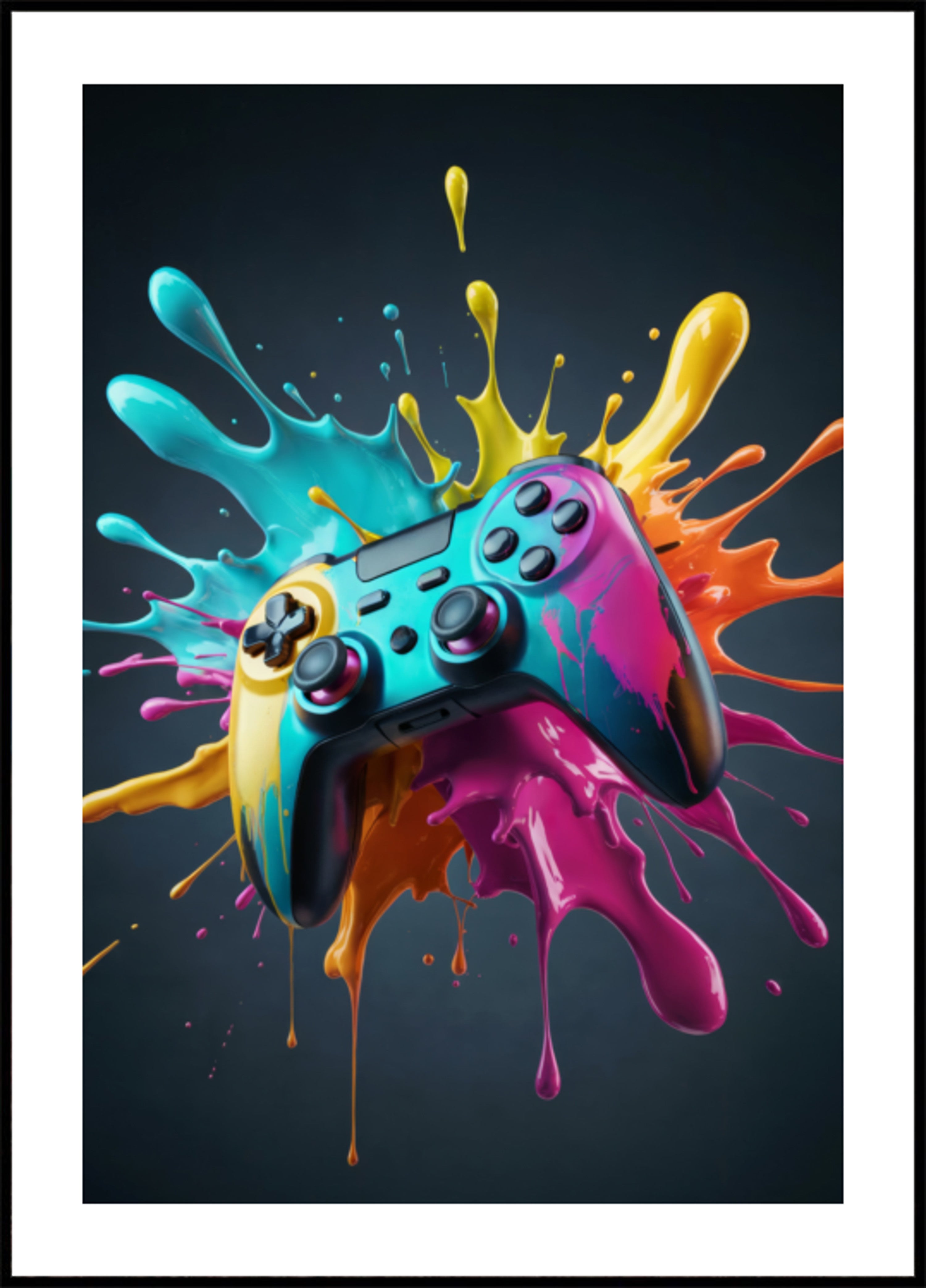 Splash di gioco vibrante
