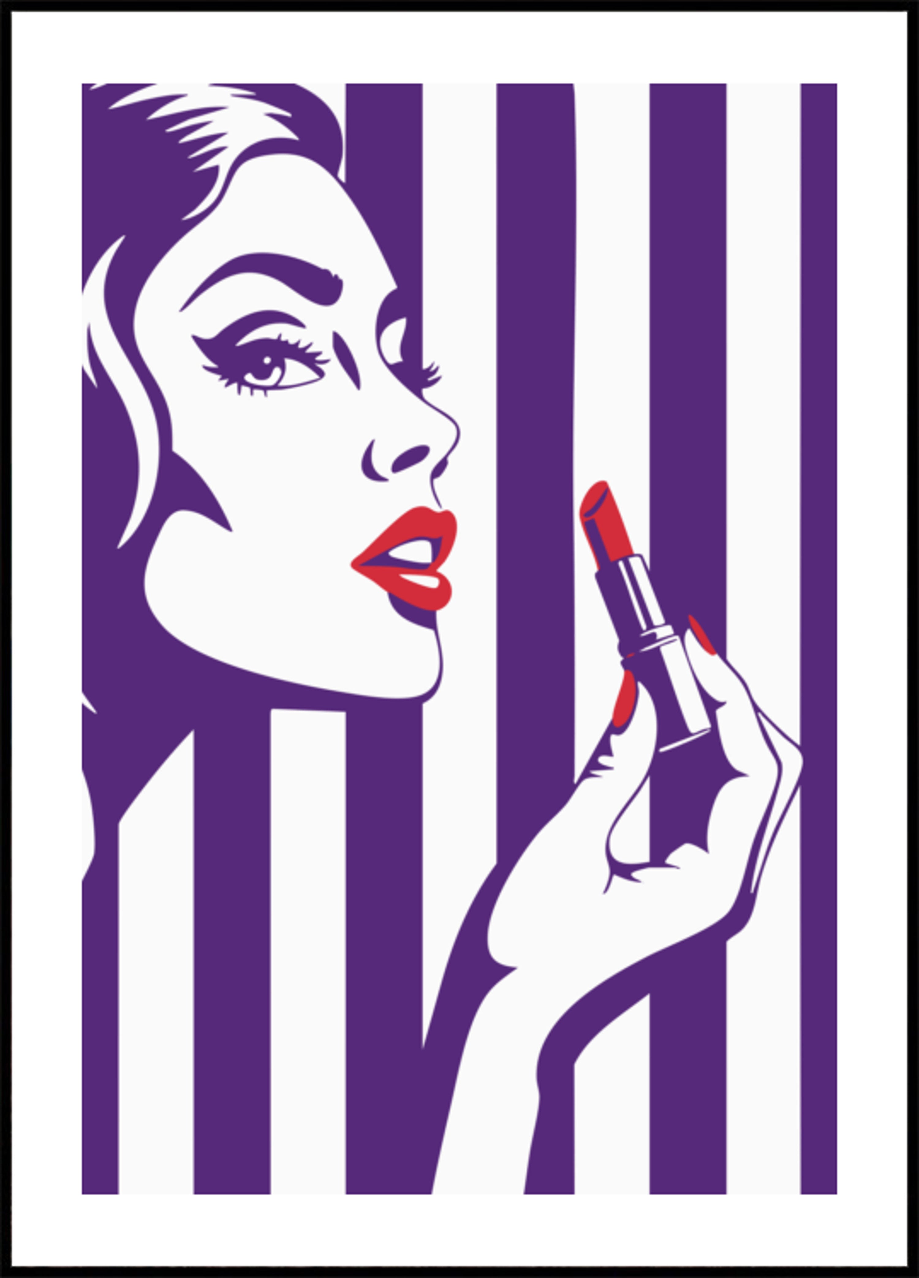 Glamour audace del rossetto