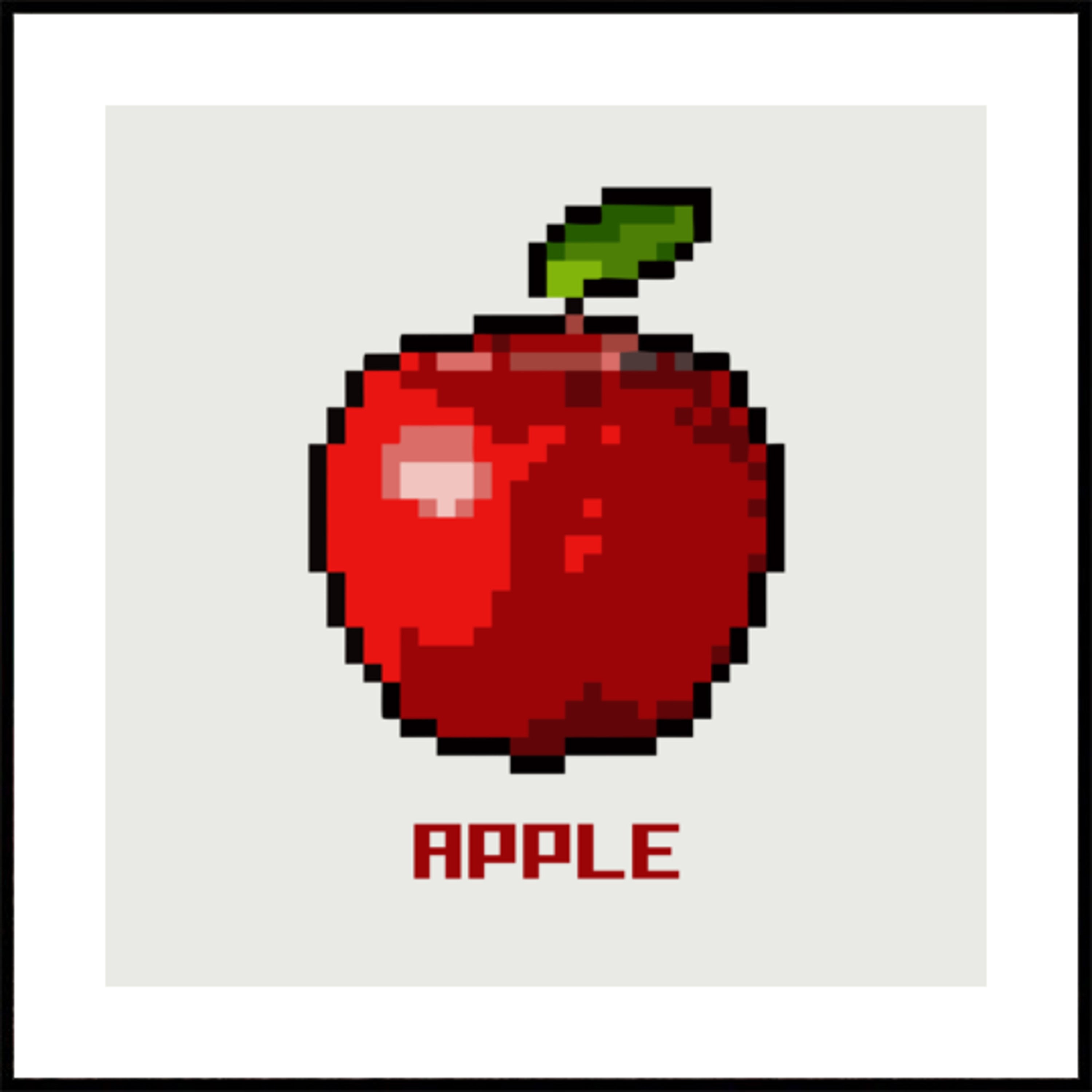 Mela pixel retrò