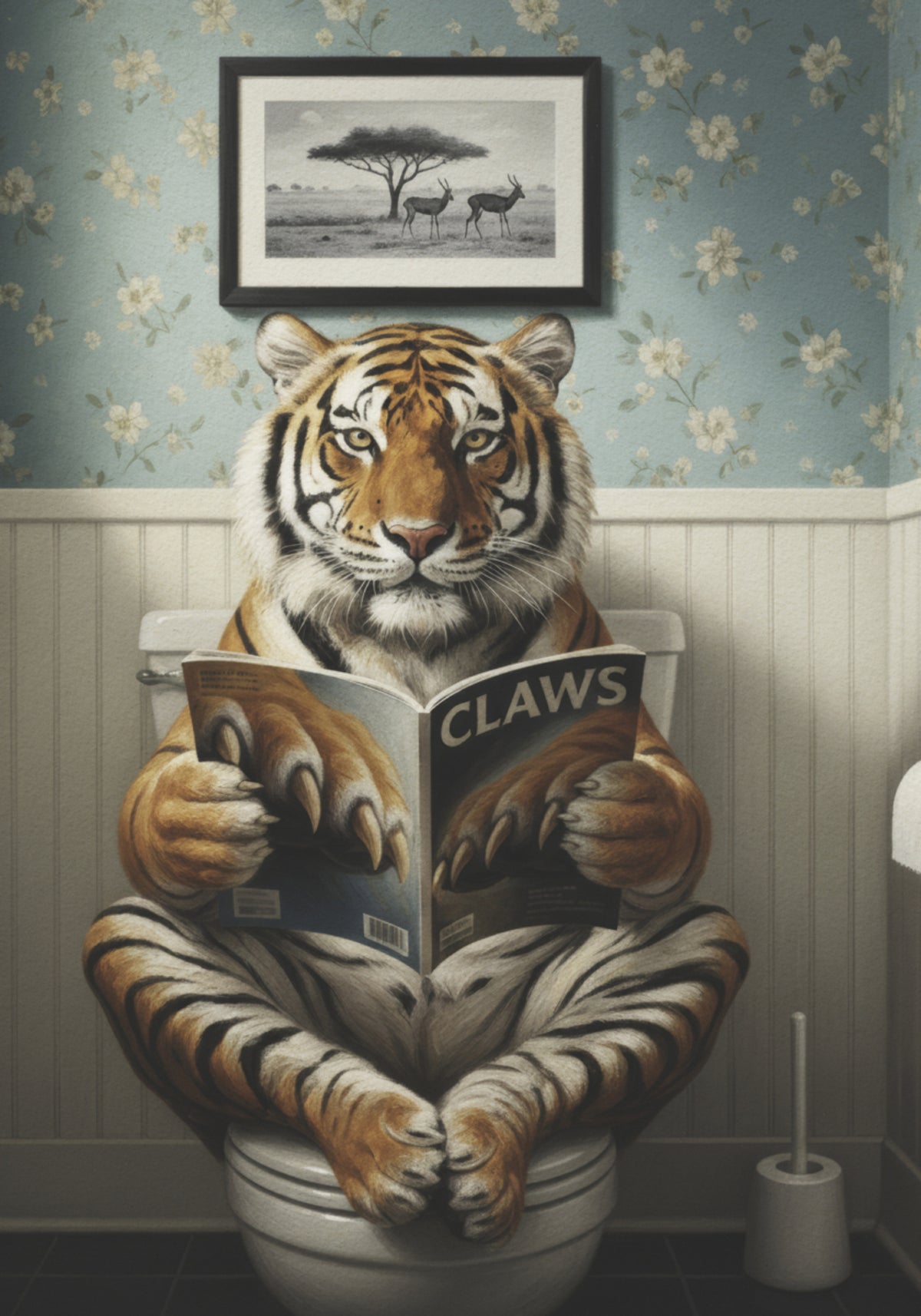Stravaganti artigli da lettura della tigre
