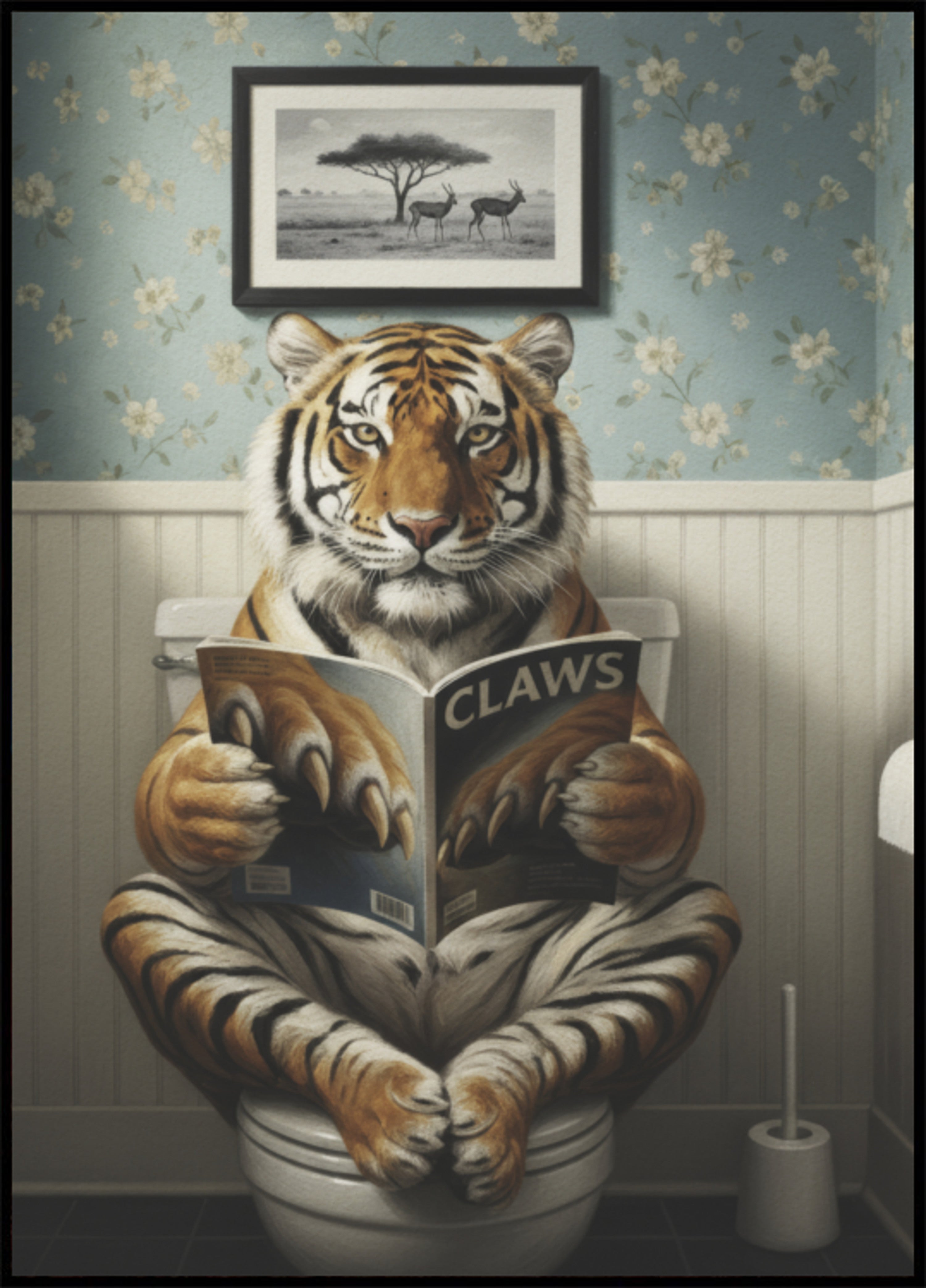 Stravaganti artigli da lettura della tigre