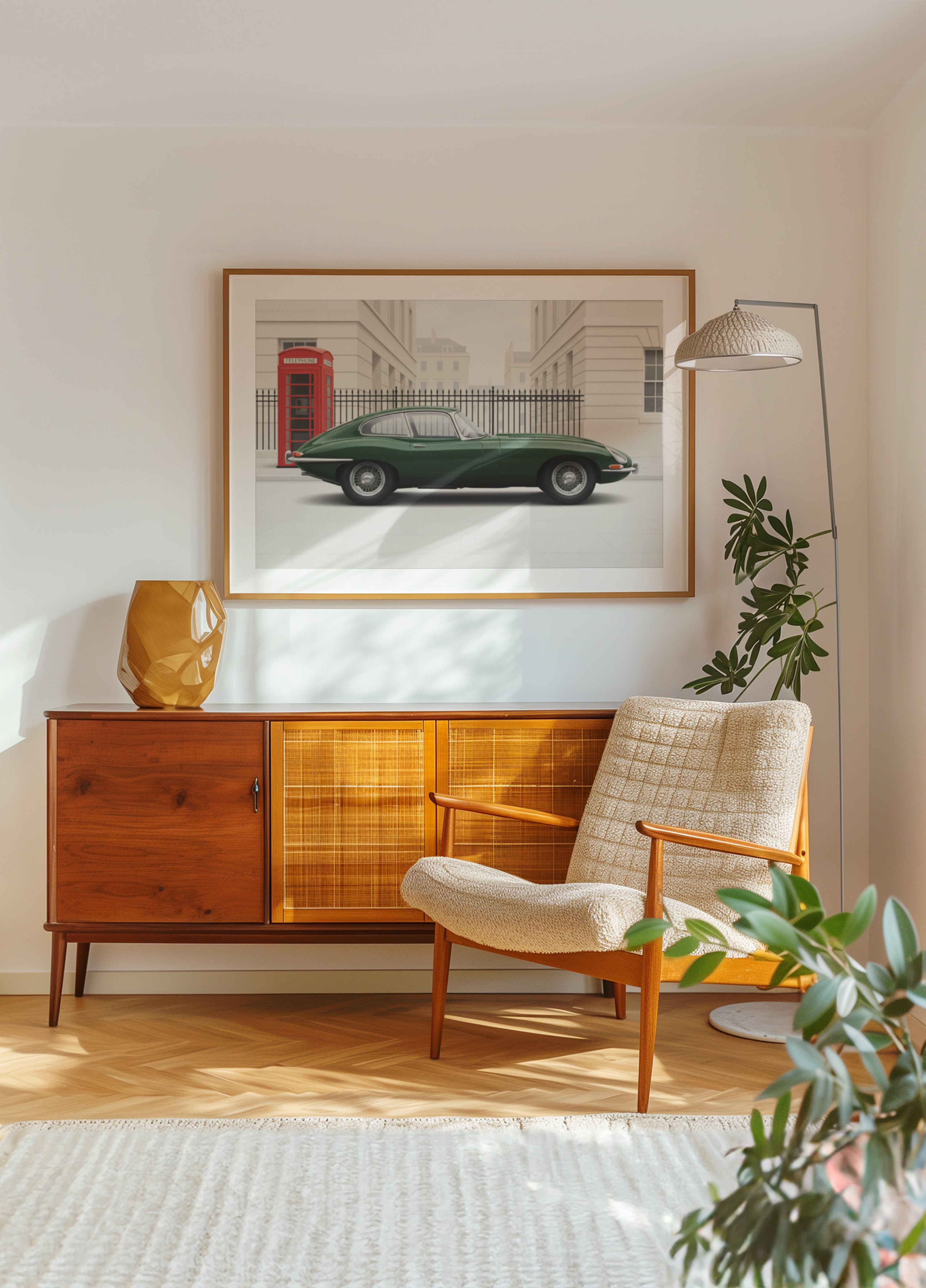 Iconica auto d'epoca londinese