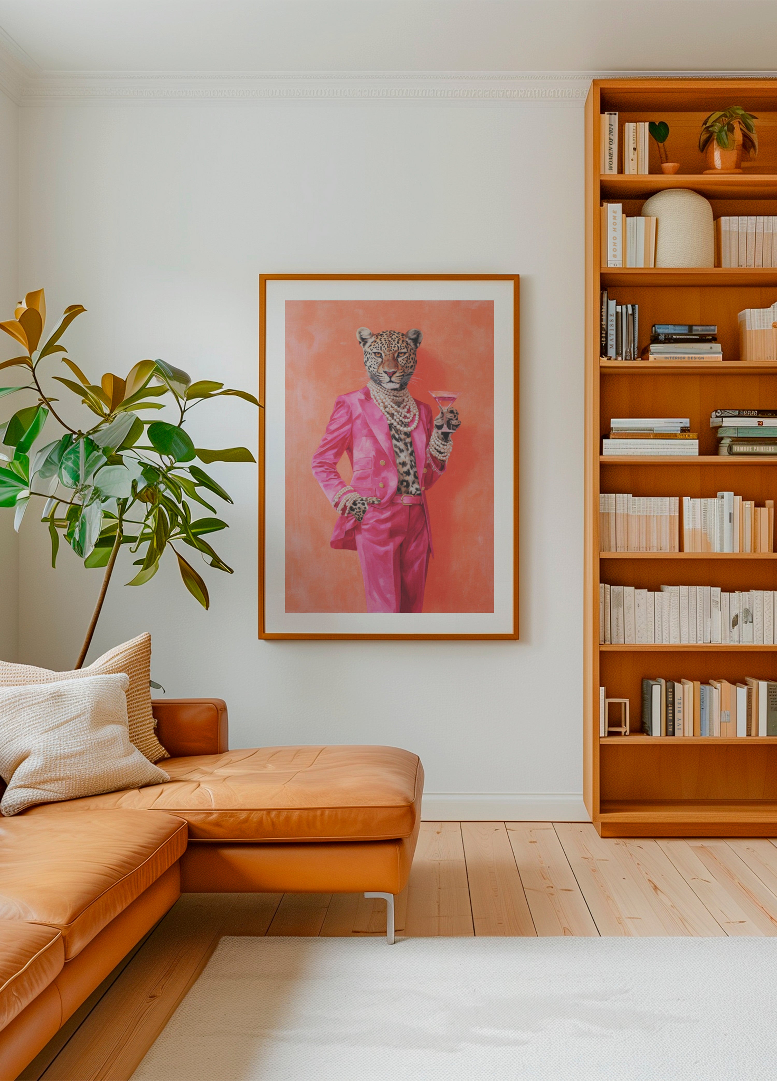 Abito rosa leopardato Martini