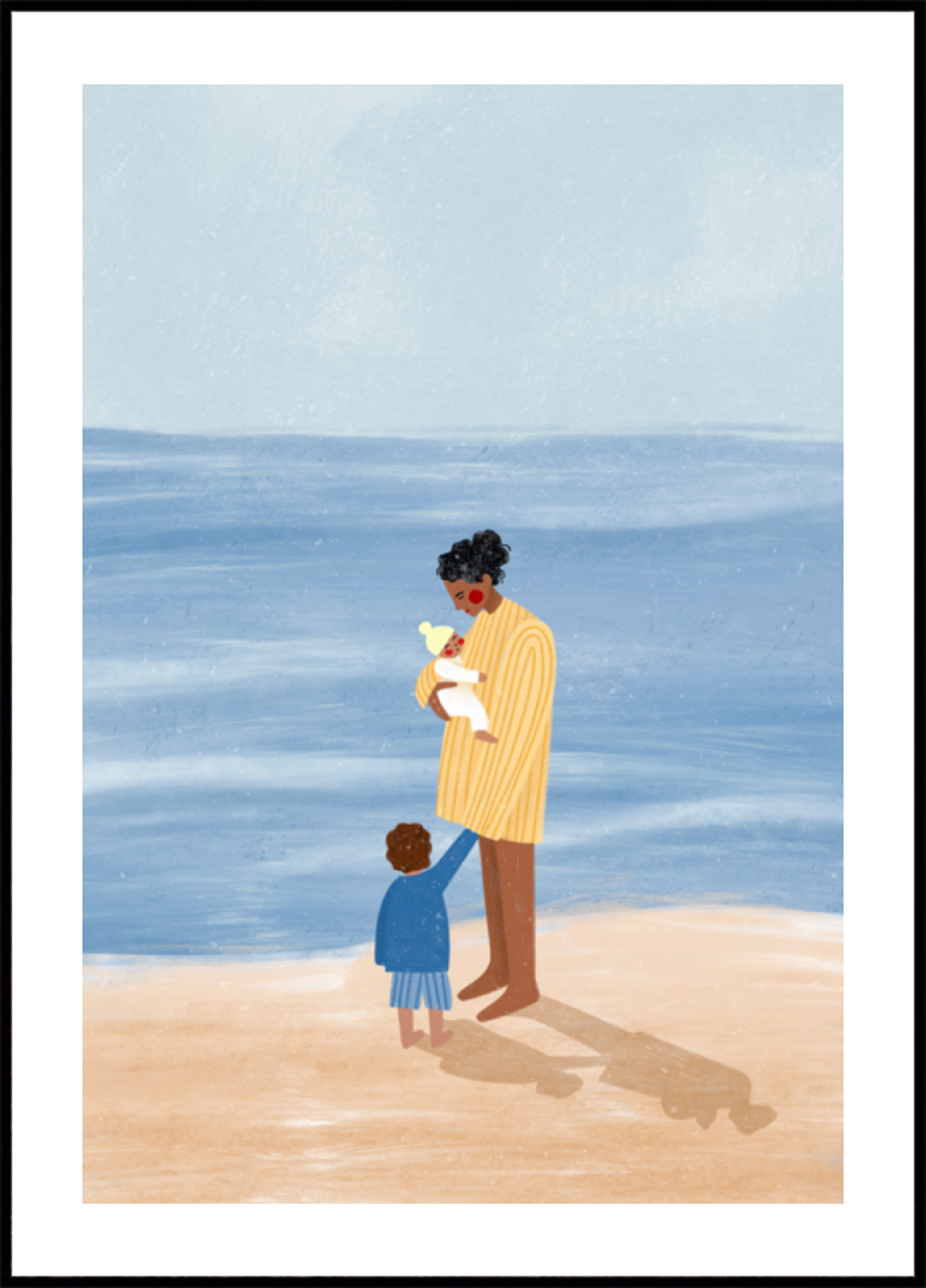 Giornata in spiaggia per tutta la famiglia