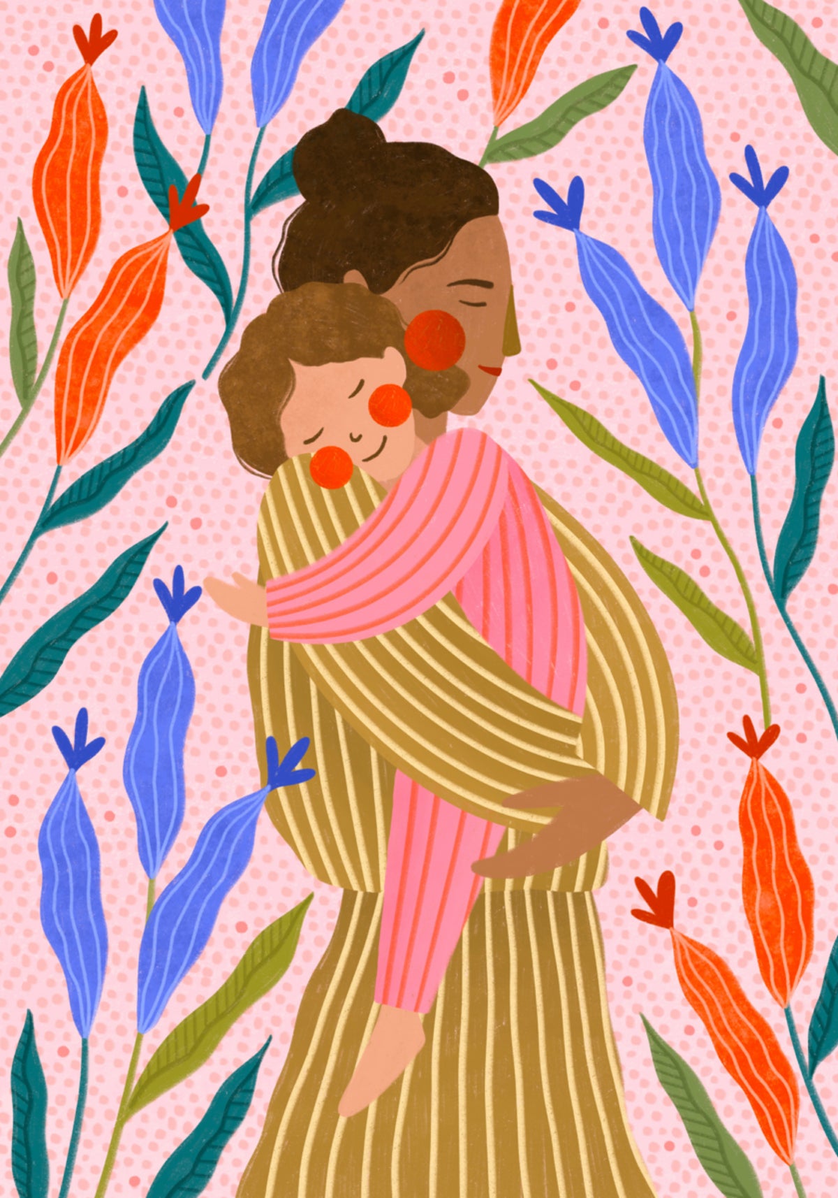 L'abbraccio gentile della mamma