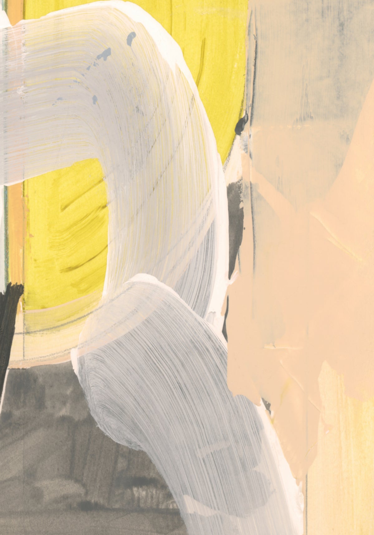 Flusso astratto giallo