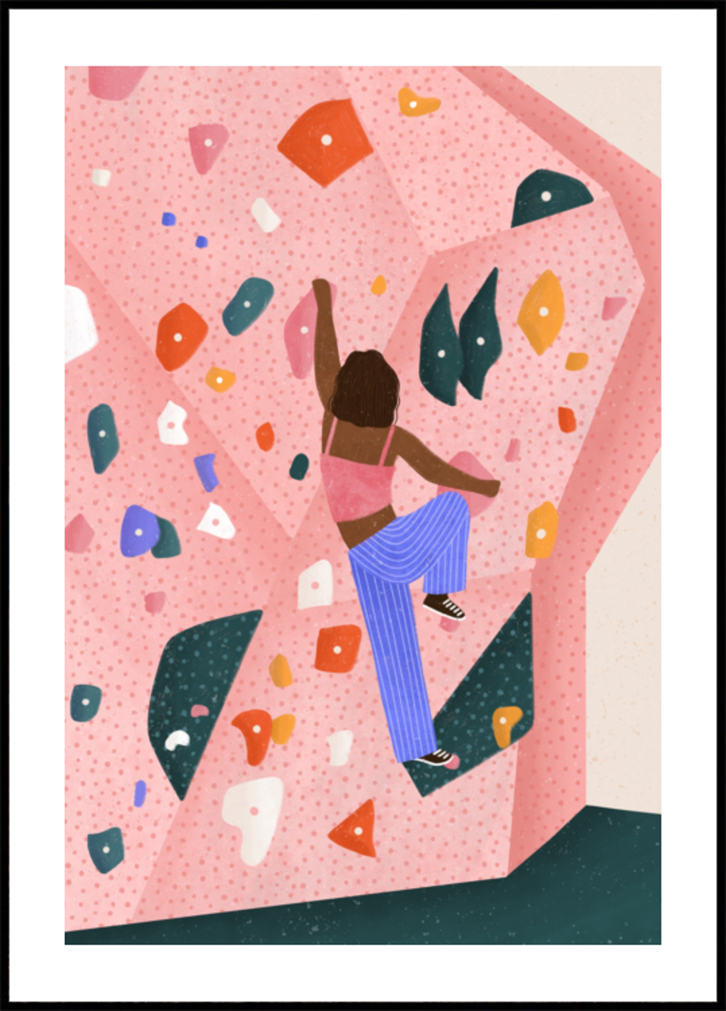 Poster della sfida di arrampicata urbana