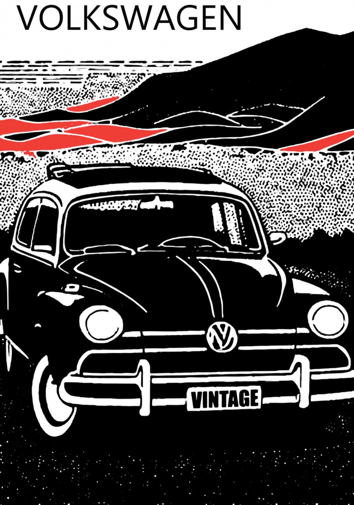 Guida in montagna per auto d'epoca