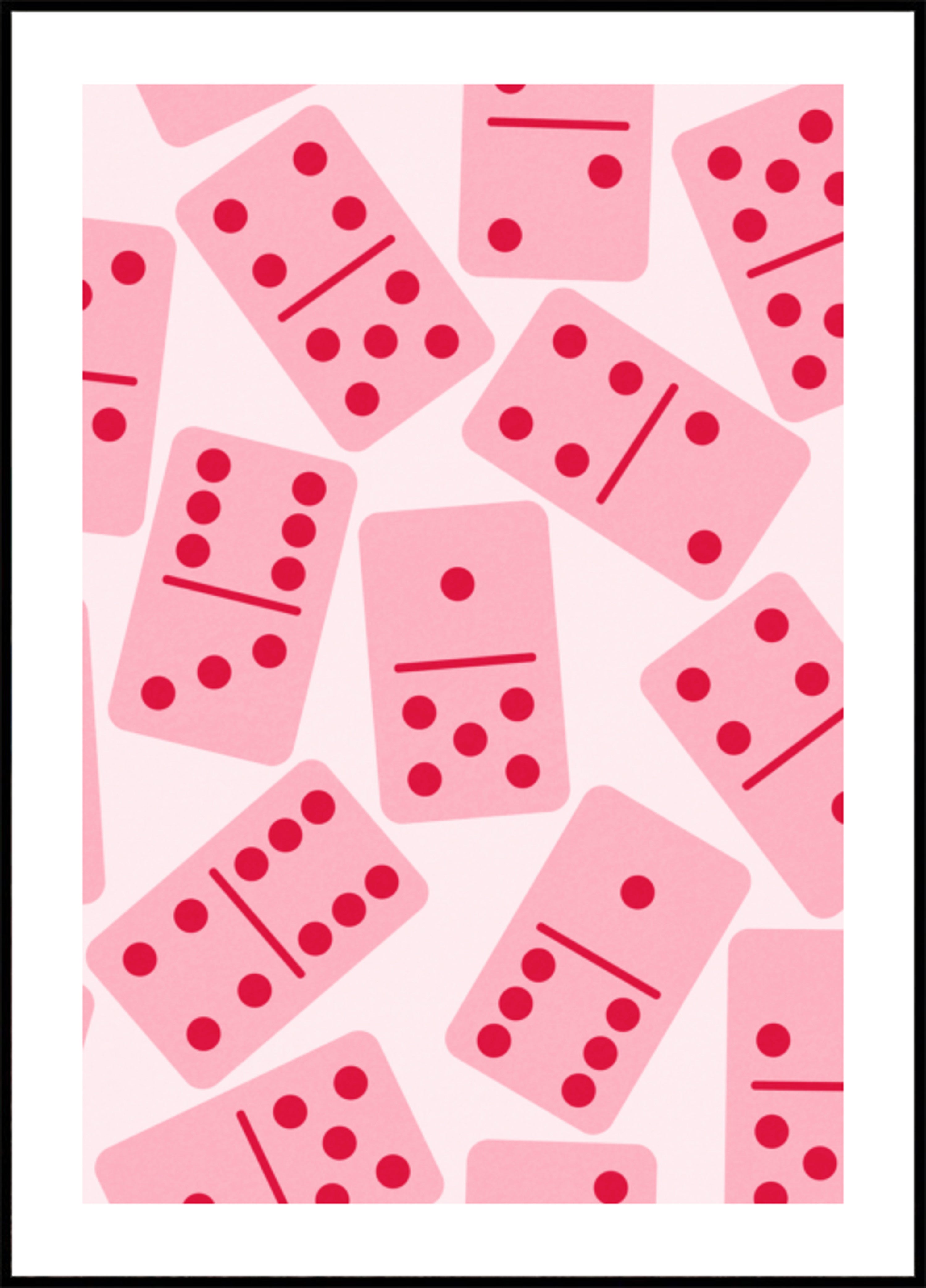 Motivo domino rosa