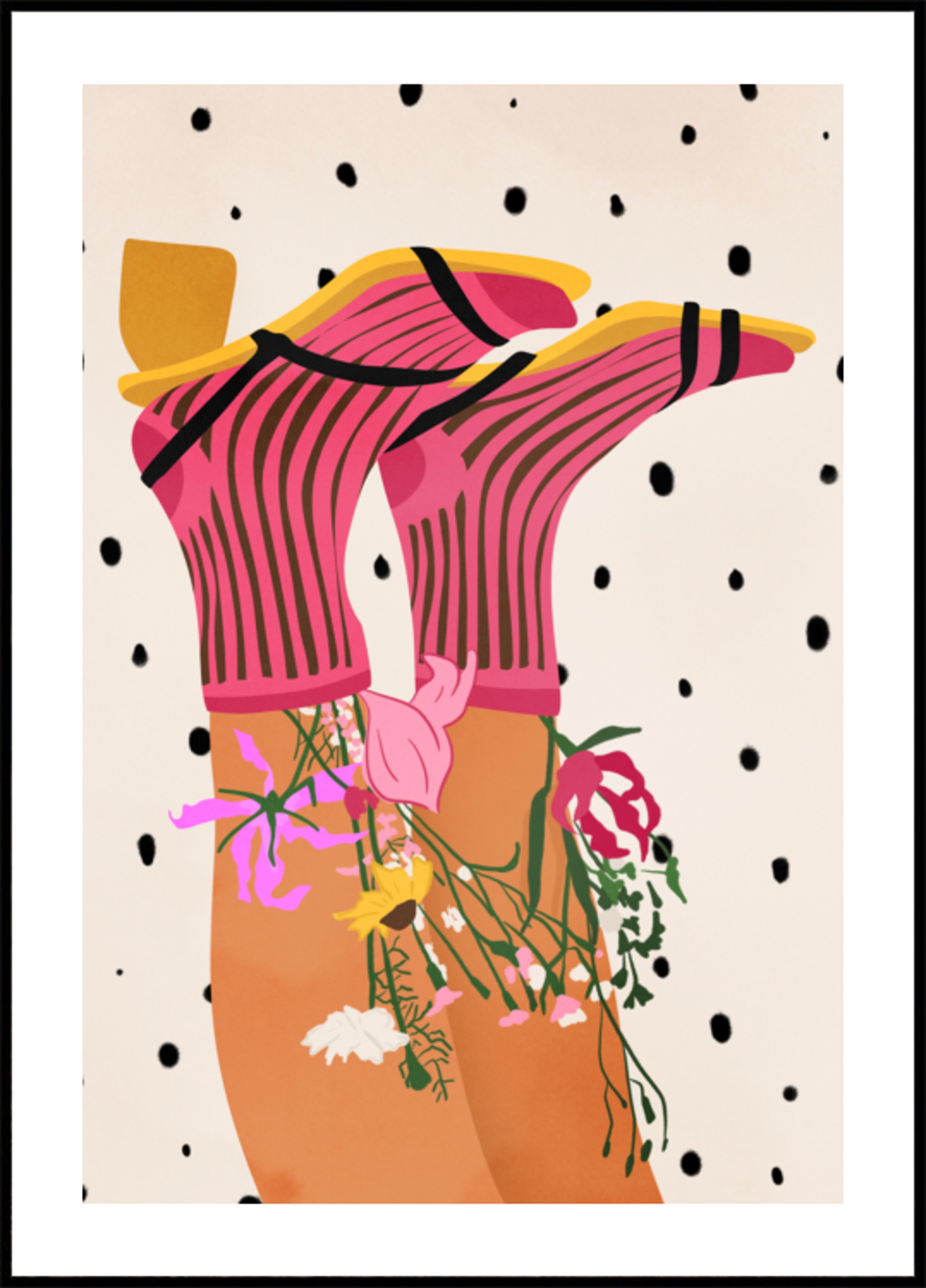 Gambe In Piena Fioritura